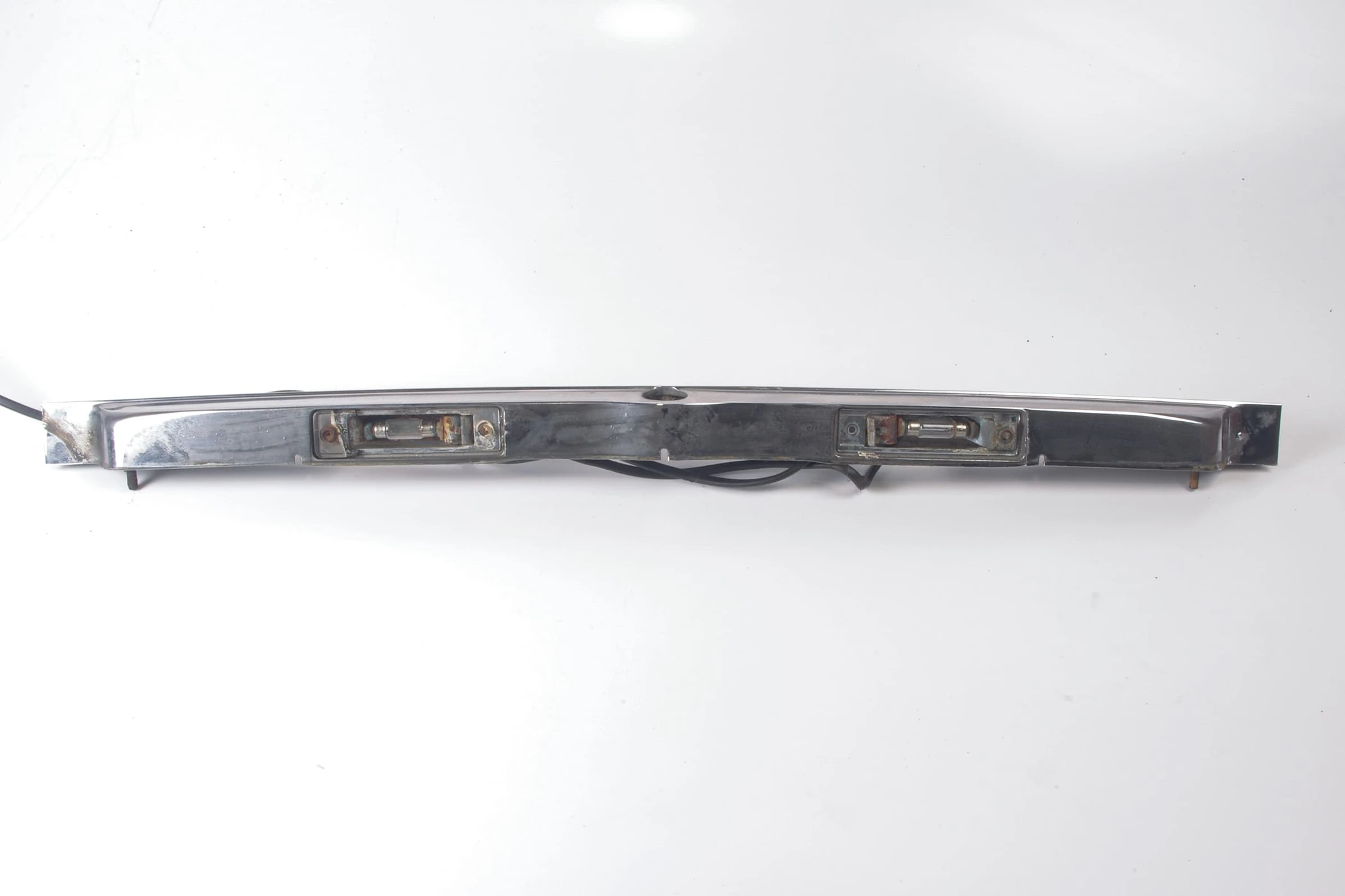 Mercedes 1076901580 Boot Chrome Trim Set x3 - Rear | C107 R107 SL