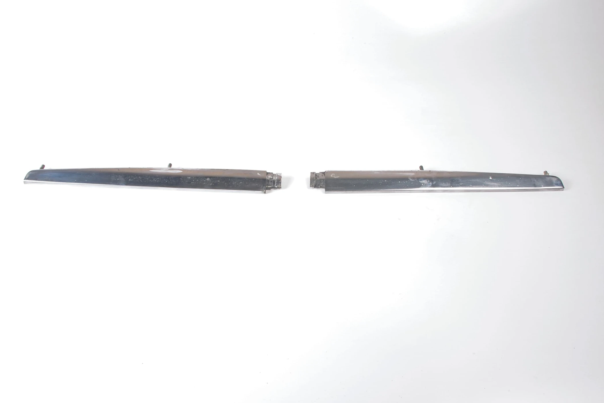 Mercedes 1076901580 Boot Chrome Trim Set x3 - Rear | C107 R107 SL