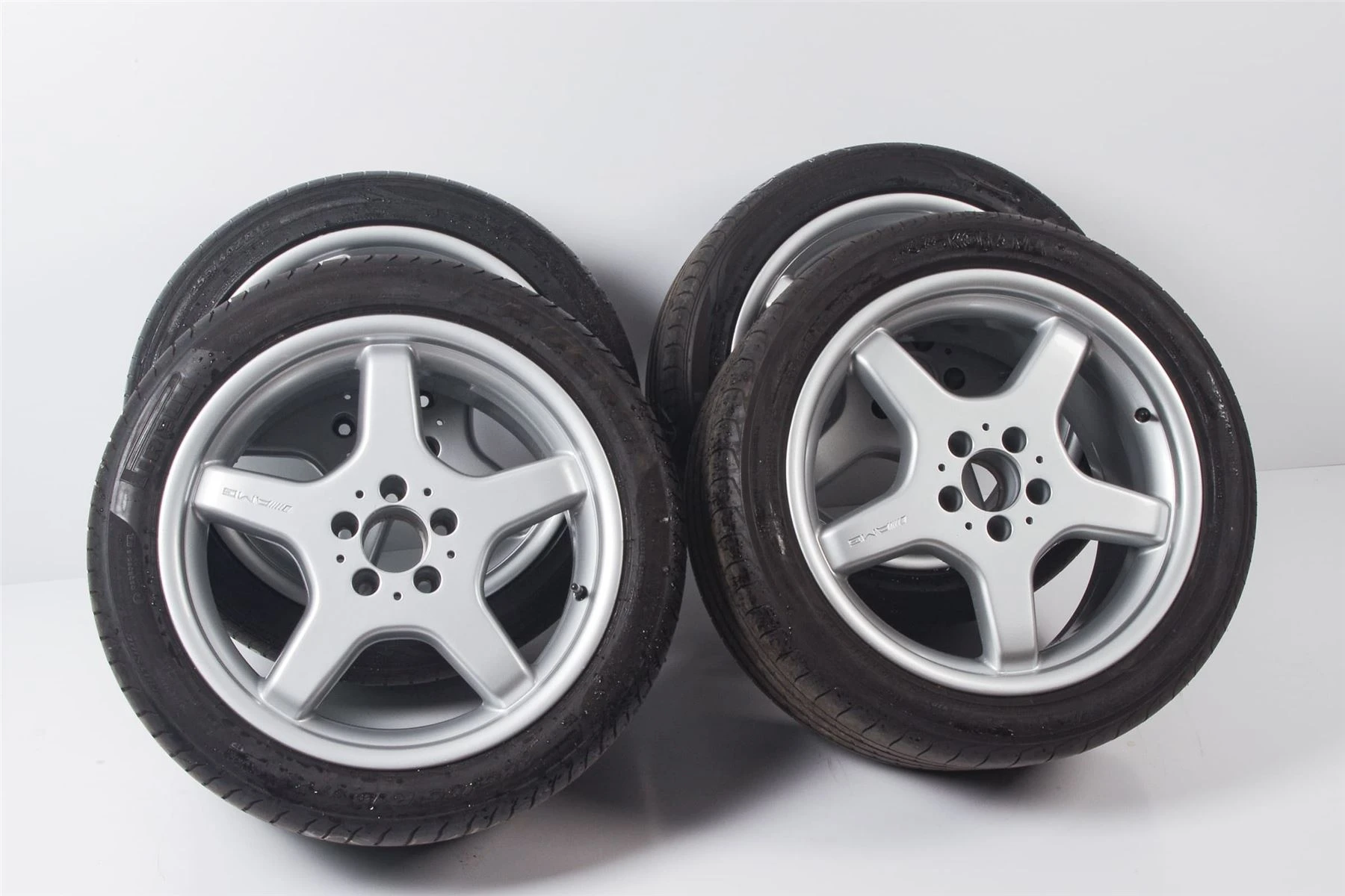 Mercedes 2304012102 AMG Alloy Wheel x4 - Silver (Refurb.) | R230 SL