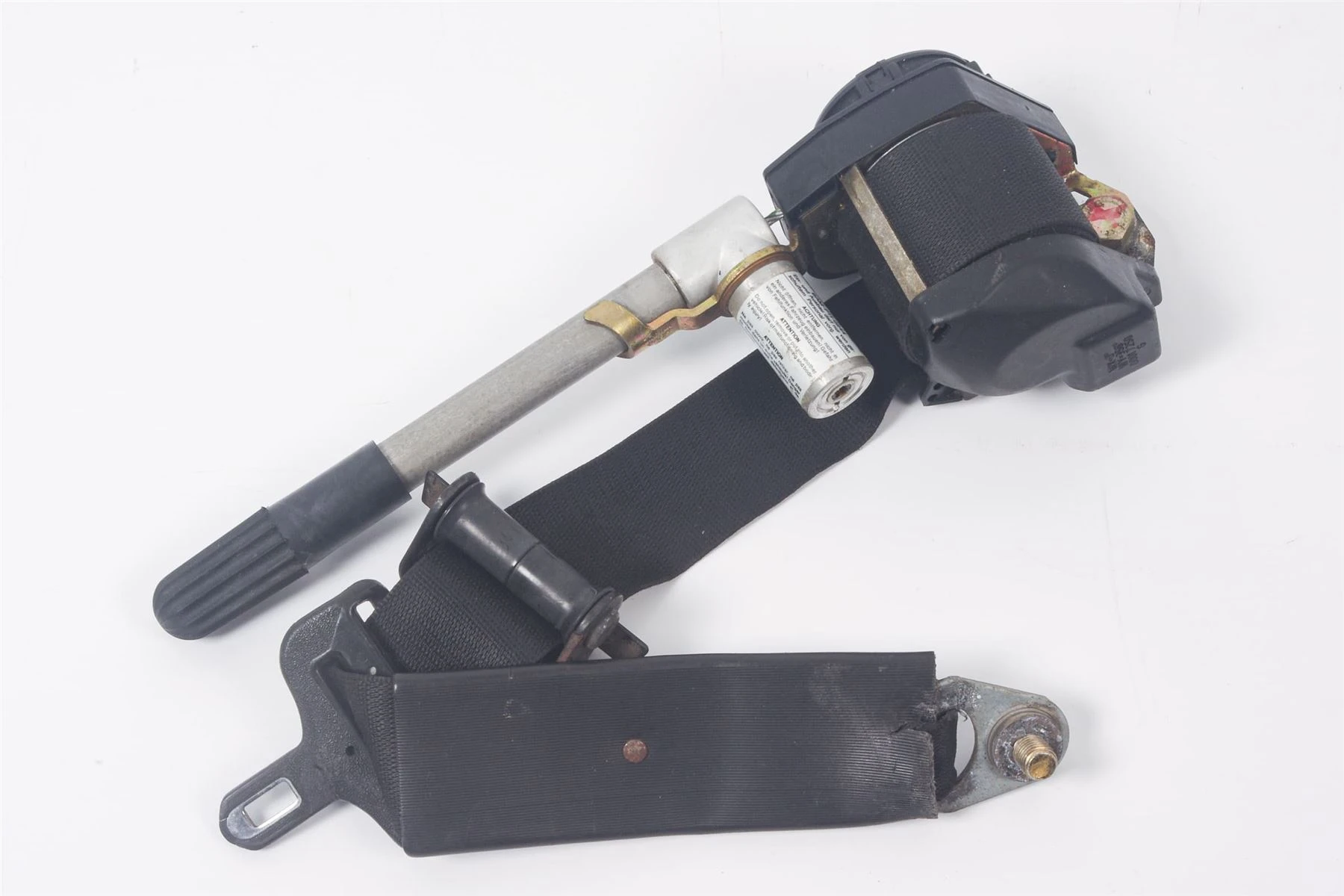 Mercedes 1078603086 Seat Belt - Front Right Black | R107 SL