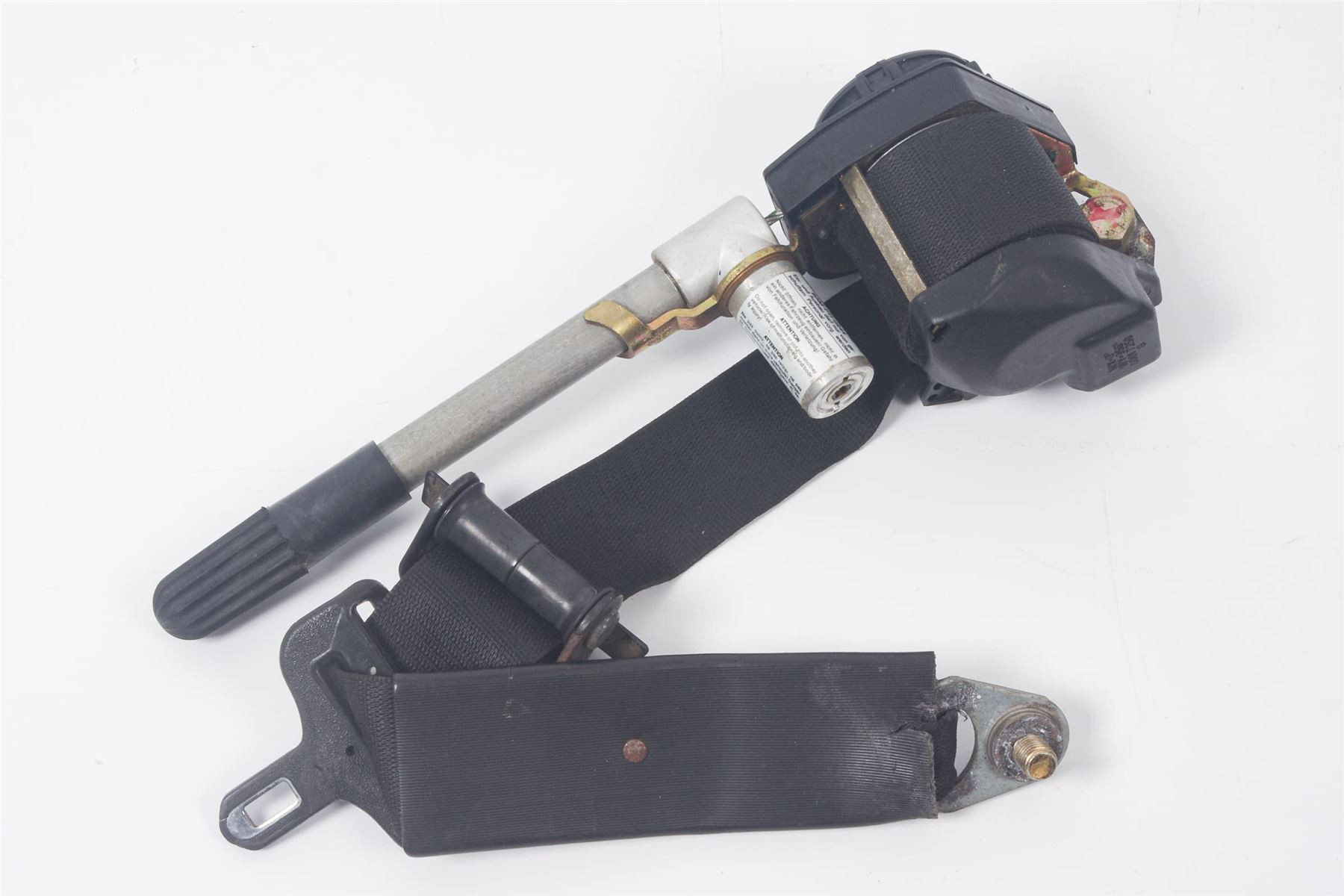 Mercedes 1078603086 Seat Belt - Front Right Black | R107 SL