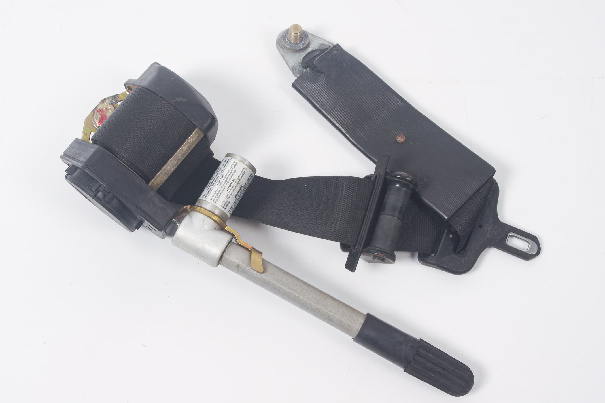 Mercedes 1078603086 Seat Belt - Front Right Black | R107 SL