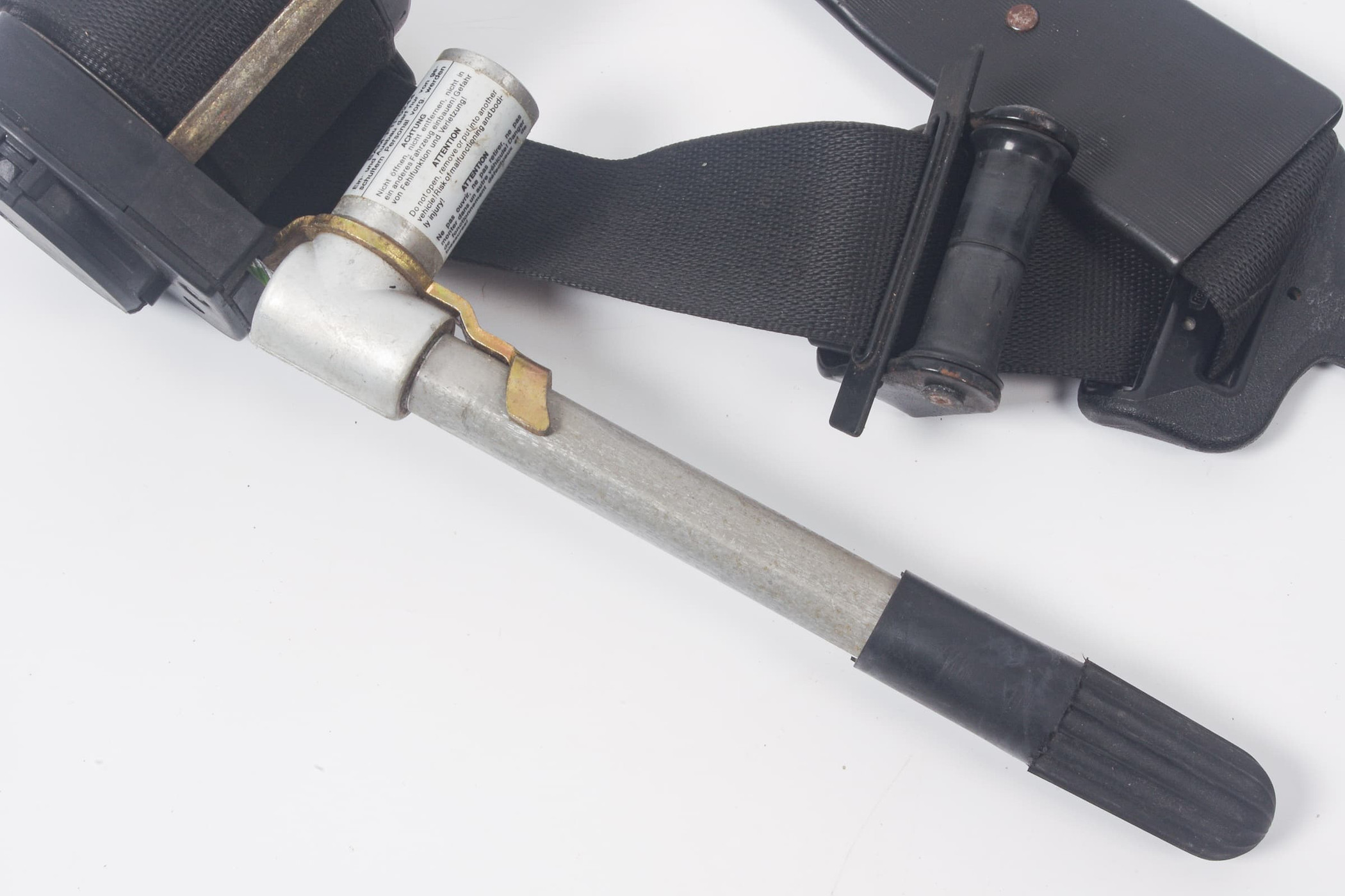 Mercedes 1078603086 Seat Belt - Front Right Black | R107 SL