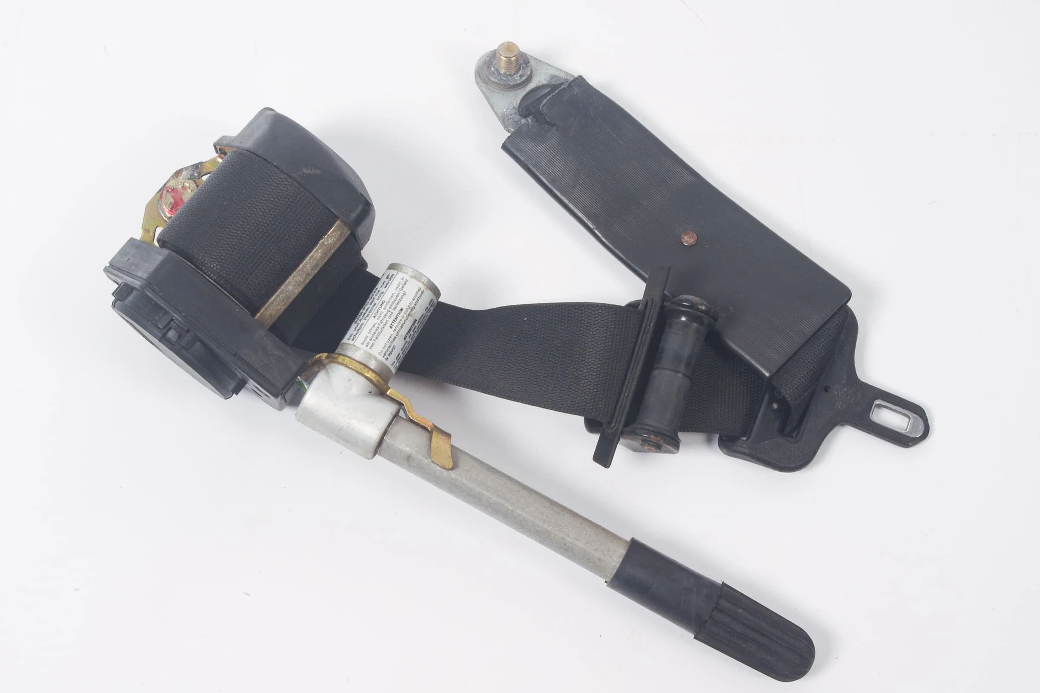 Mercedes 1078603086 Seat Belt - Front Right Black | R107 SL