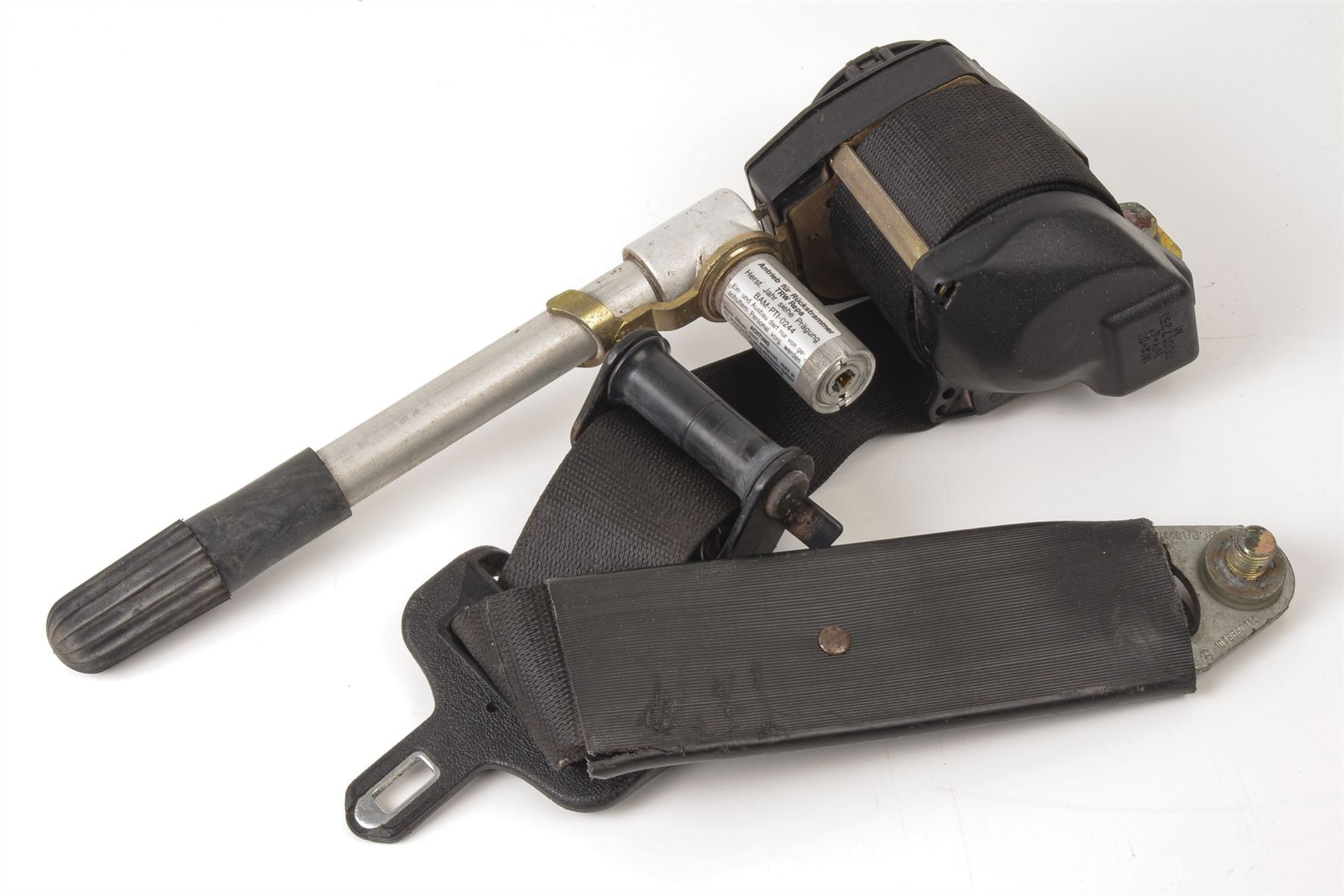 Mercedes 1078602886 Seat Belt - Front Left Black | R107 SL