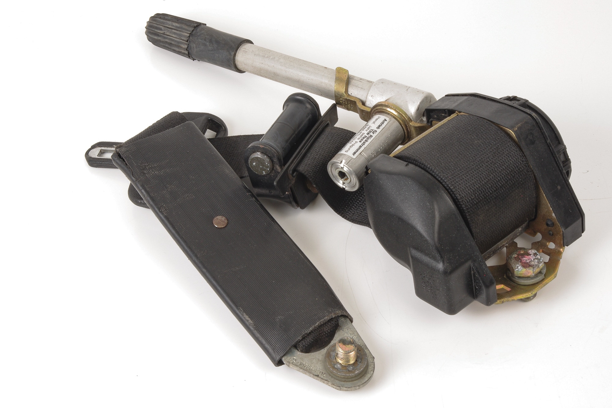 Mercedes 1078602886 Seat Belt - Front Left Black | R107 SL