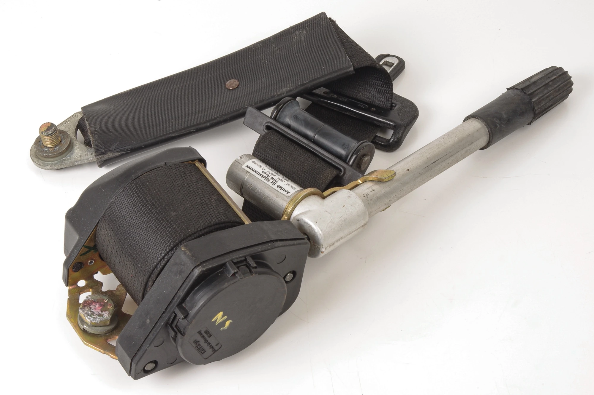 Mercedes 1078602886 Seat Belt - Front Left Black | R107 SL