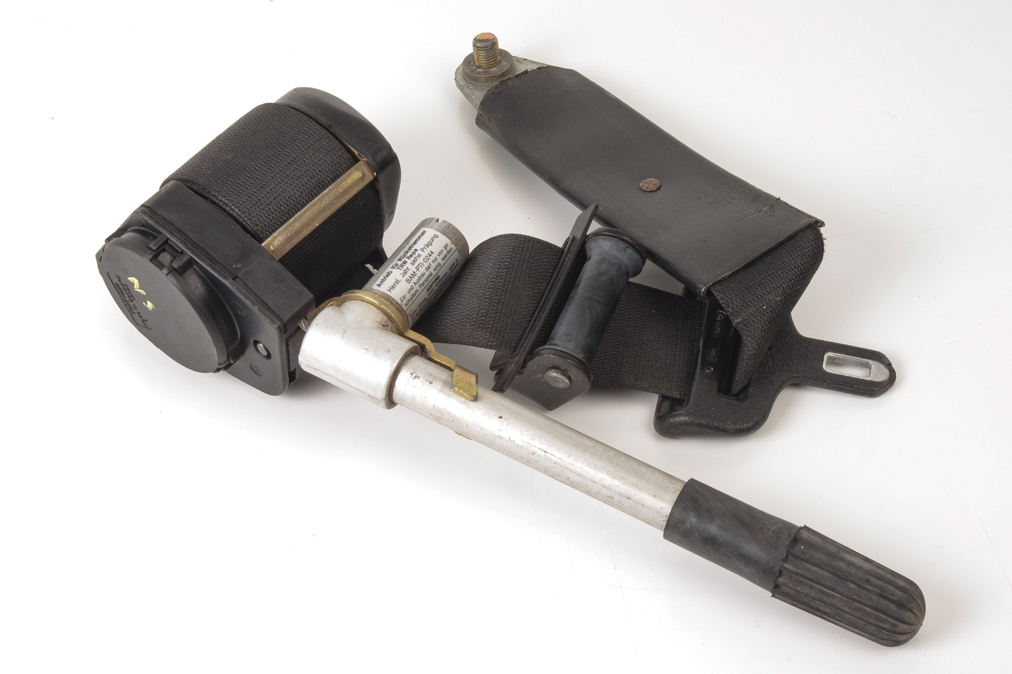 Mercedes 1078602886 Seat Belt - Front Left Black | R107 SL