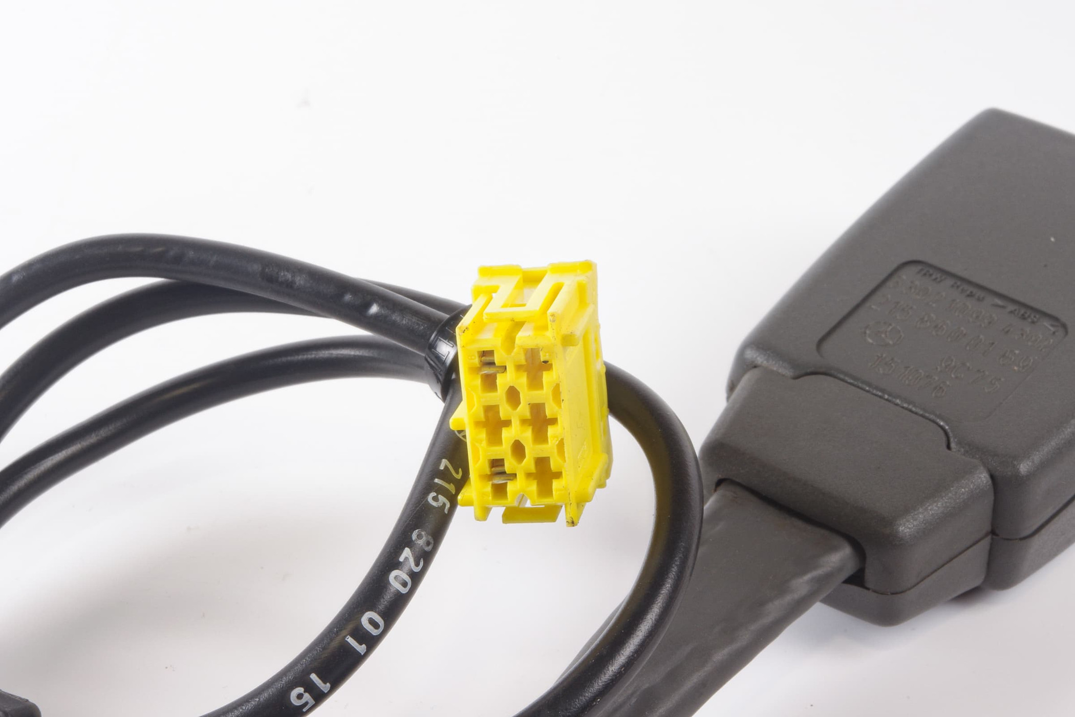 Mercedes 2158600169 Seat Belt Buckle - Front Grey (a) | R230 SL (Archive)