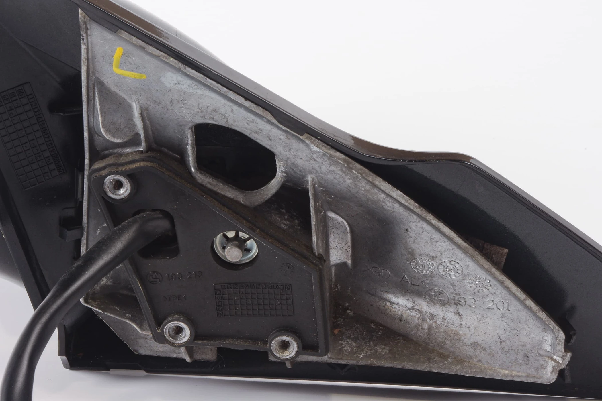 Mercedes 2308100376 Door Mirror - Left Black | R230 SL