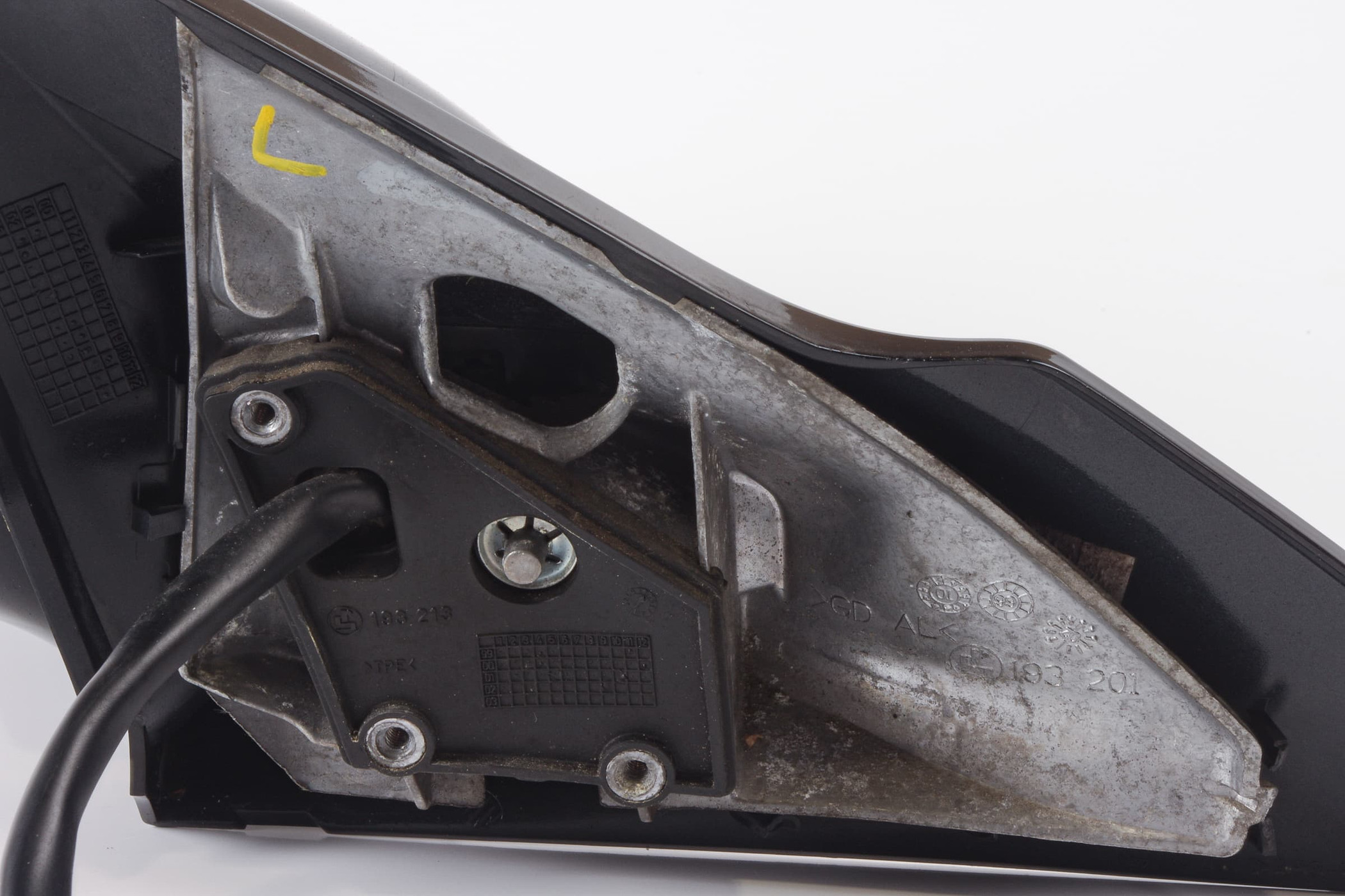 Mercedes 2308100376 Door Mirror - Left Black | R230 SL