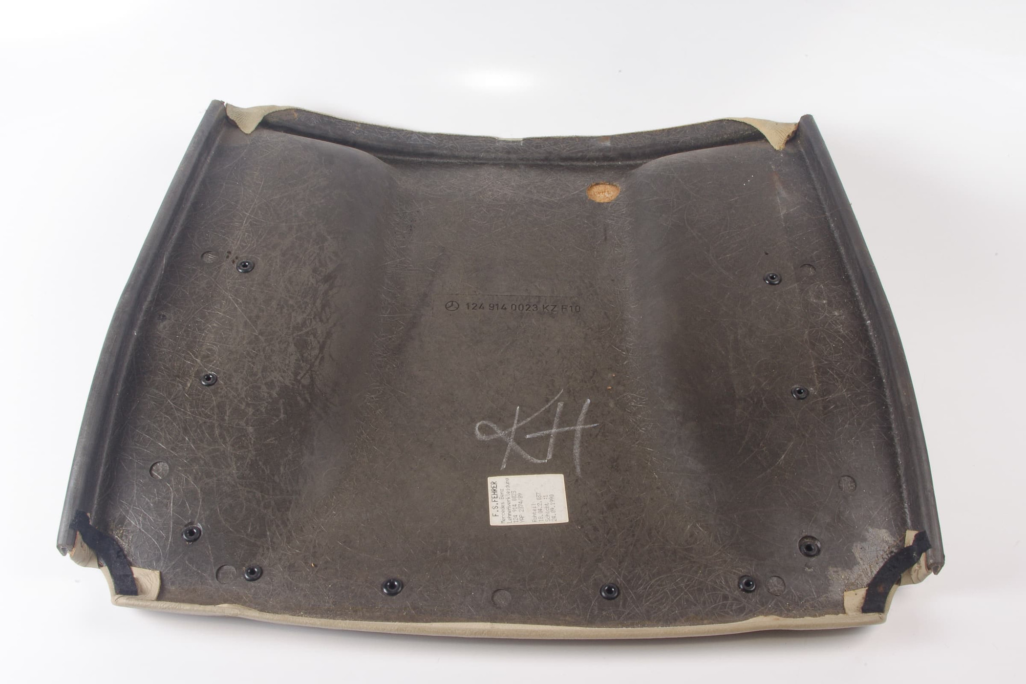 Mercedes 1249140023 Seat Backrest Panel - Front Beige (a) | A124 E