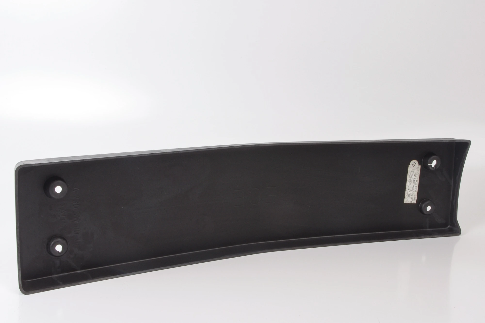 Mercedes 2308170078 AMG Number Plate Holder - Front Black | R230 SL