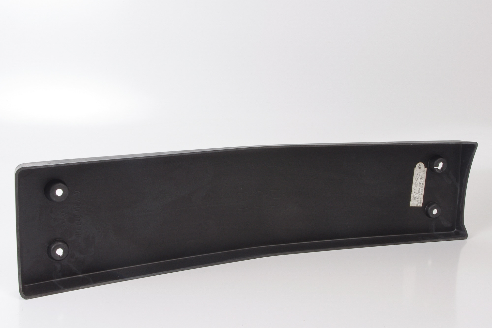 Mercedes 2308170078 AMG Number Plate Holder - Front Black | R230 SL