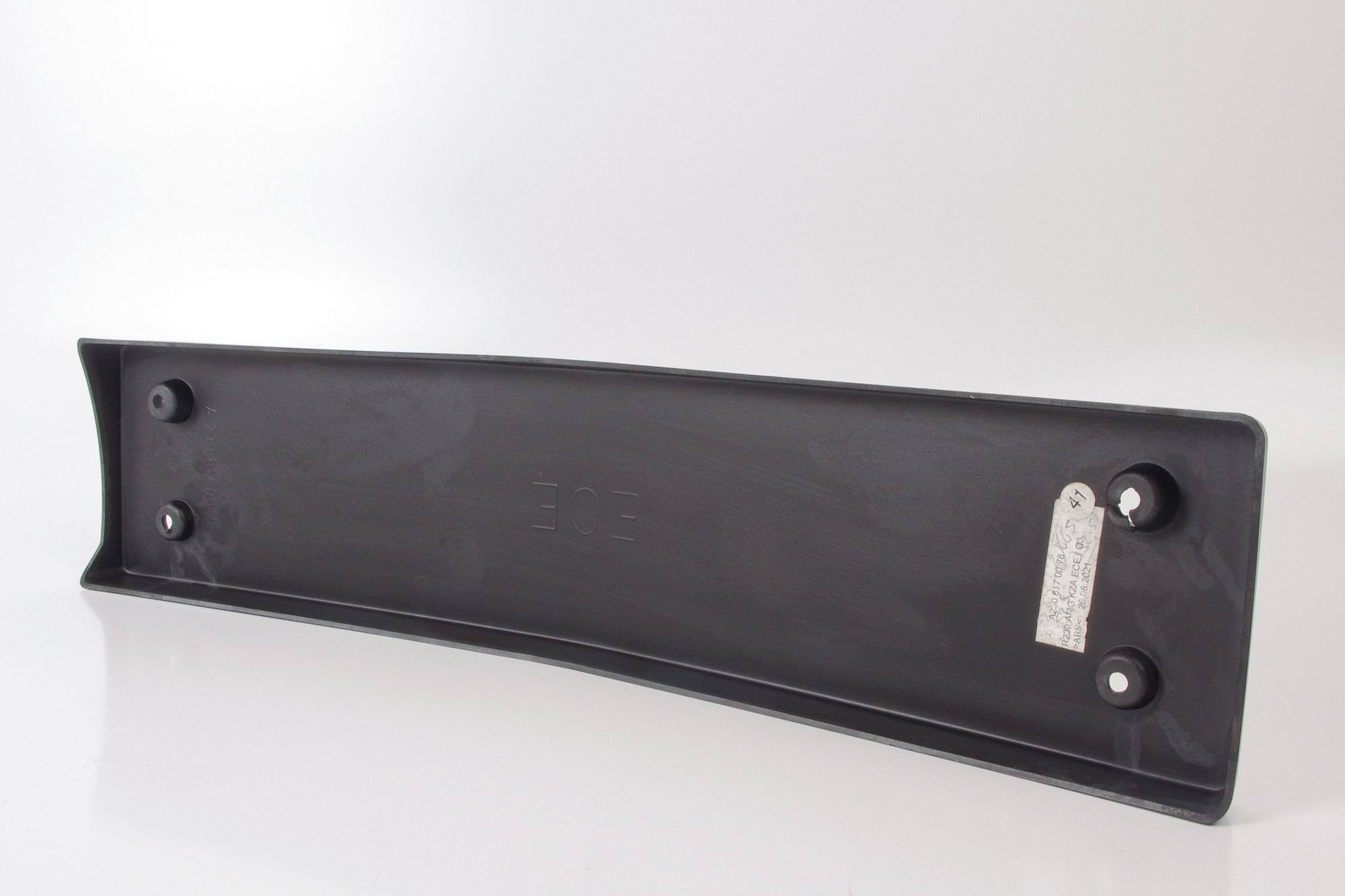 Mercedes 2308170078 AMG Number Plate Holder - Front Black | R230 SL