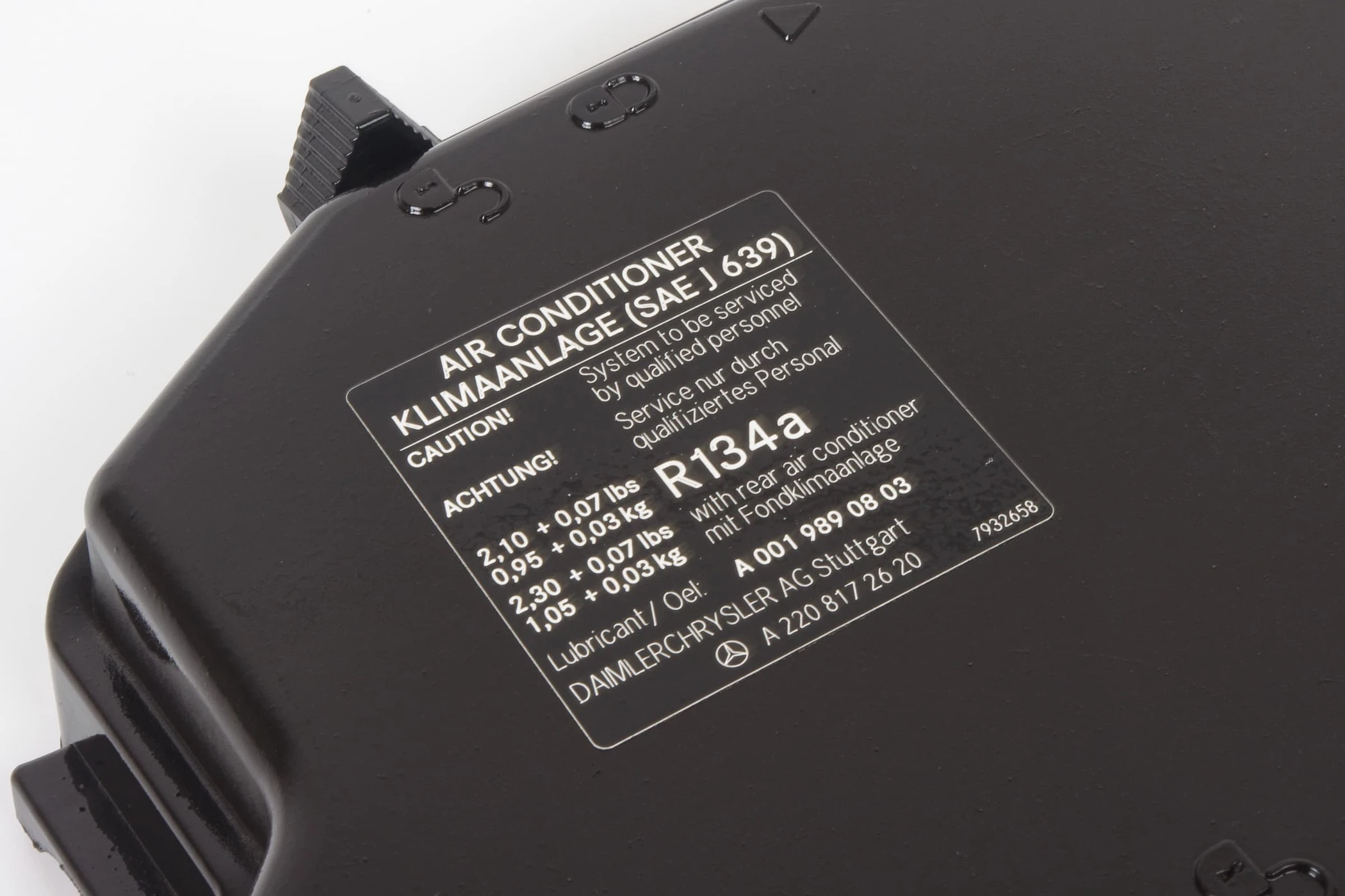 Mercedes 2205400282 Fuse Box Cover - Right | C215 CL W220 S