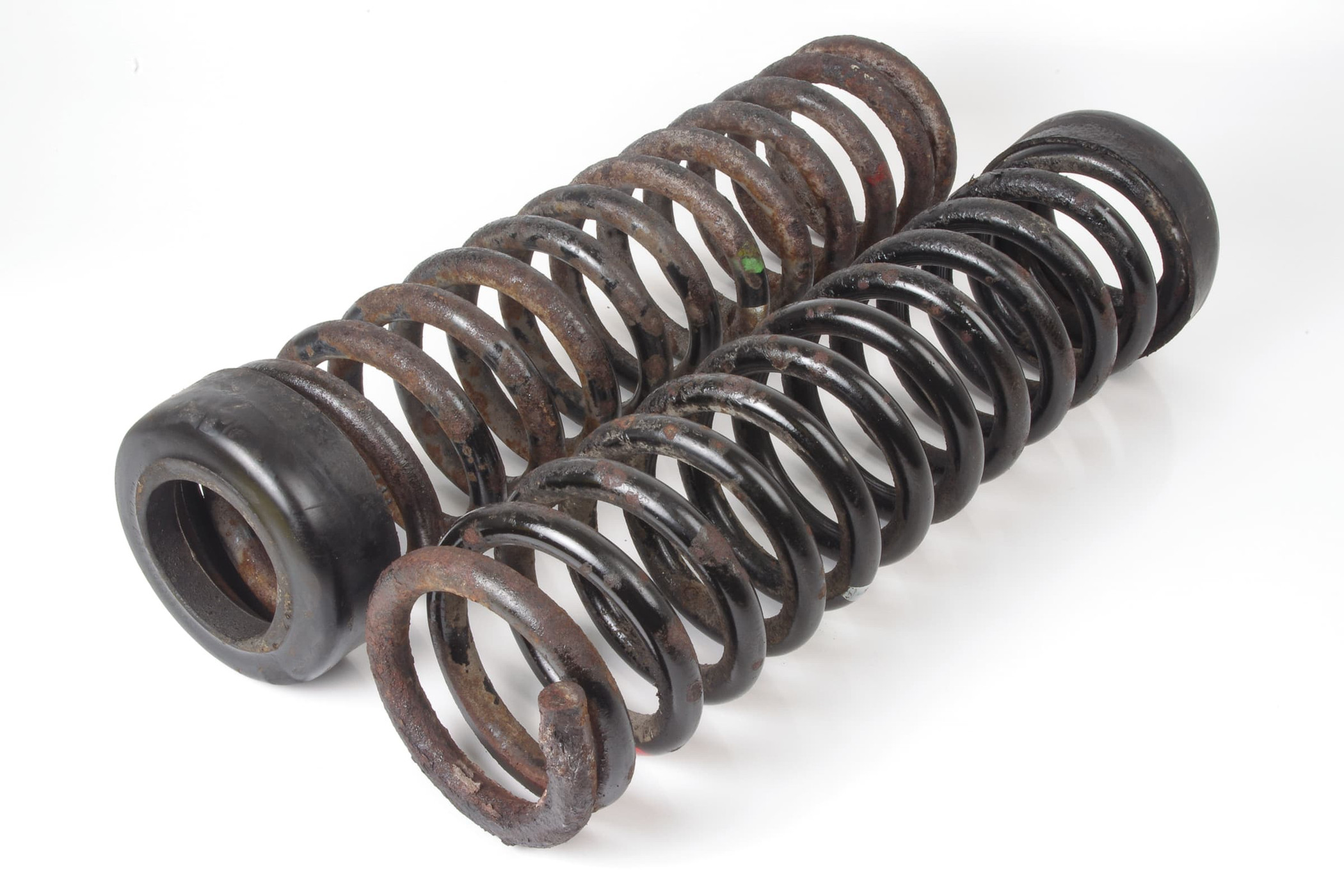 Mercedes 1143210504 Suspension Coil Spring x2 - Front (a) | C107 R107 SL W114...