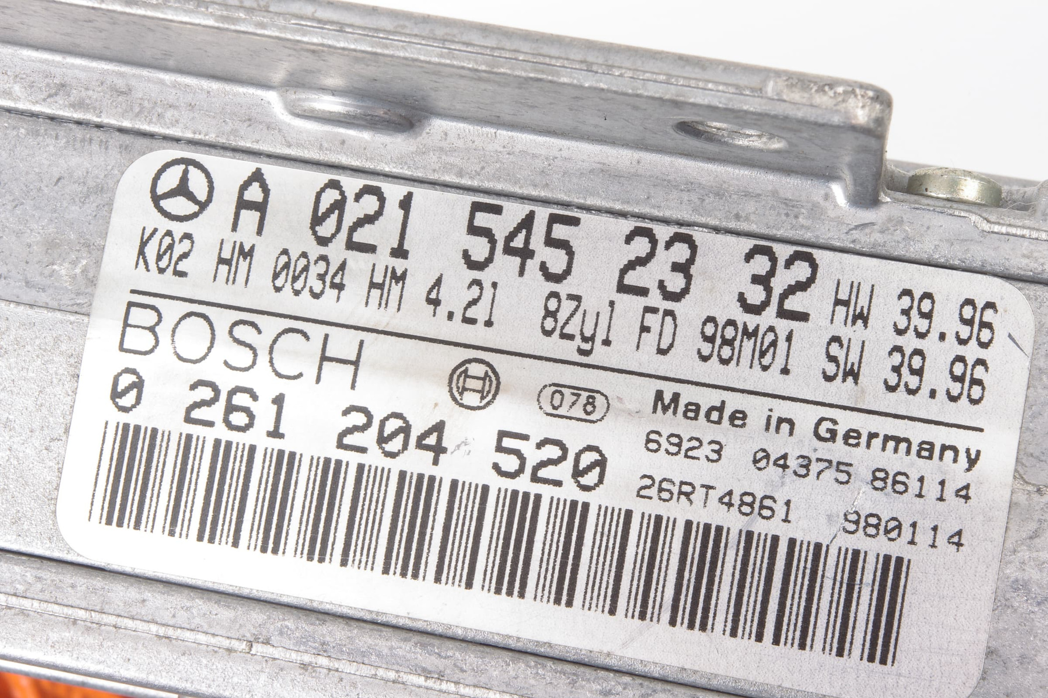 Mercedes 0215452332 Engine Control Unit | W140 V140 C140 S W210 S210 E