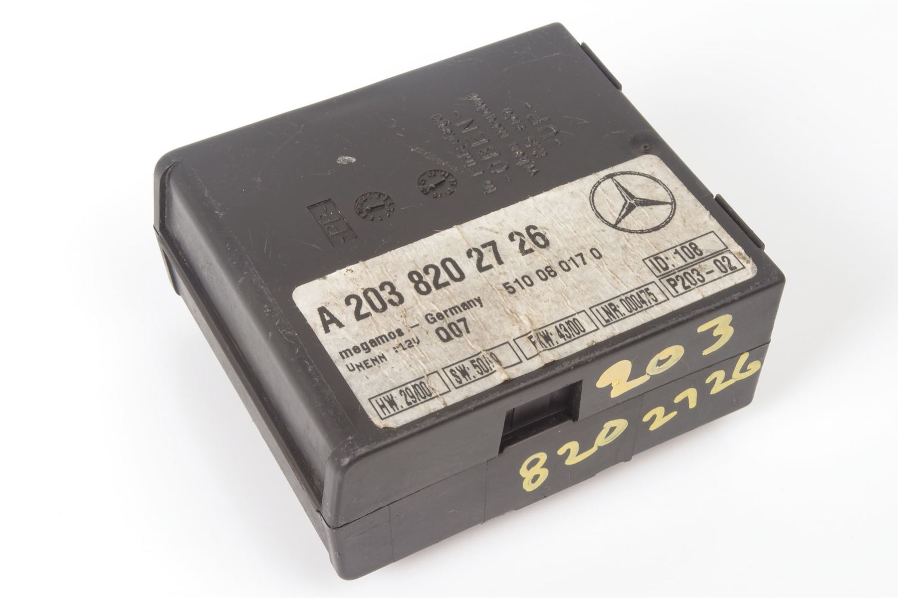 Mercedes 2038202726 Alarm Control Unit | R129 R230 SL W140 W220 S R170 SLK...