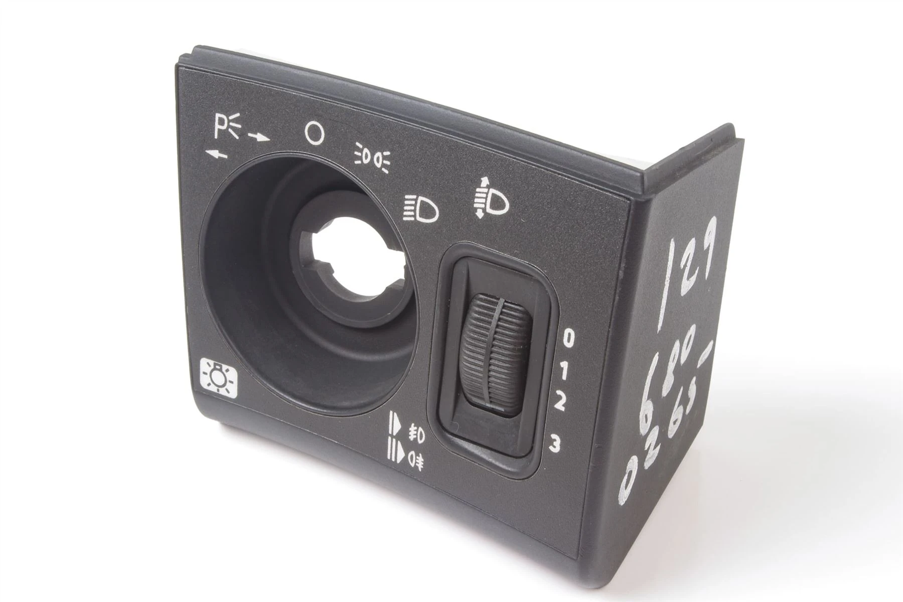 Mercedes 1296800265 Headlight Switch Panel - Black (a) | R129 SL