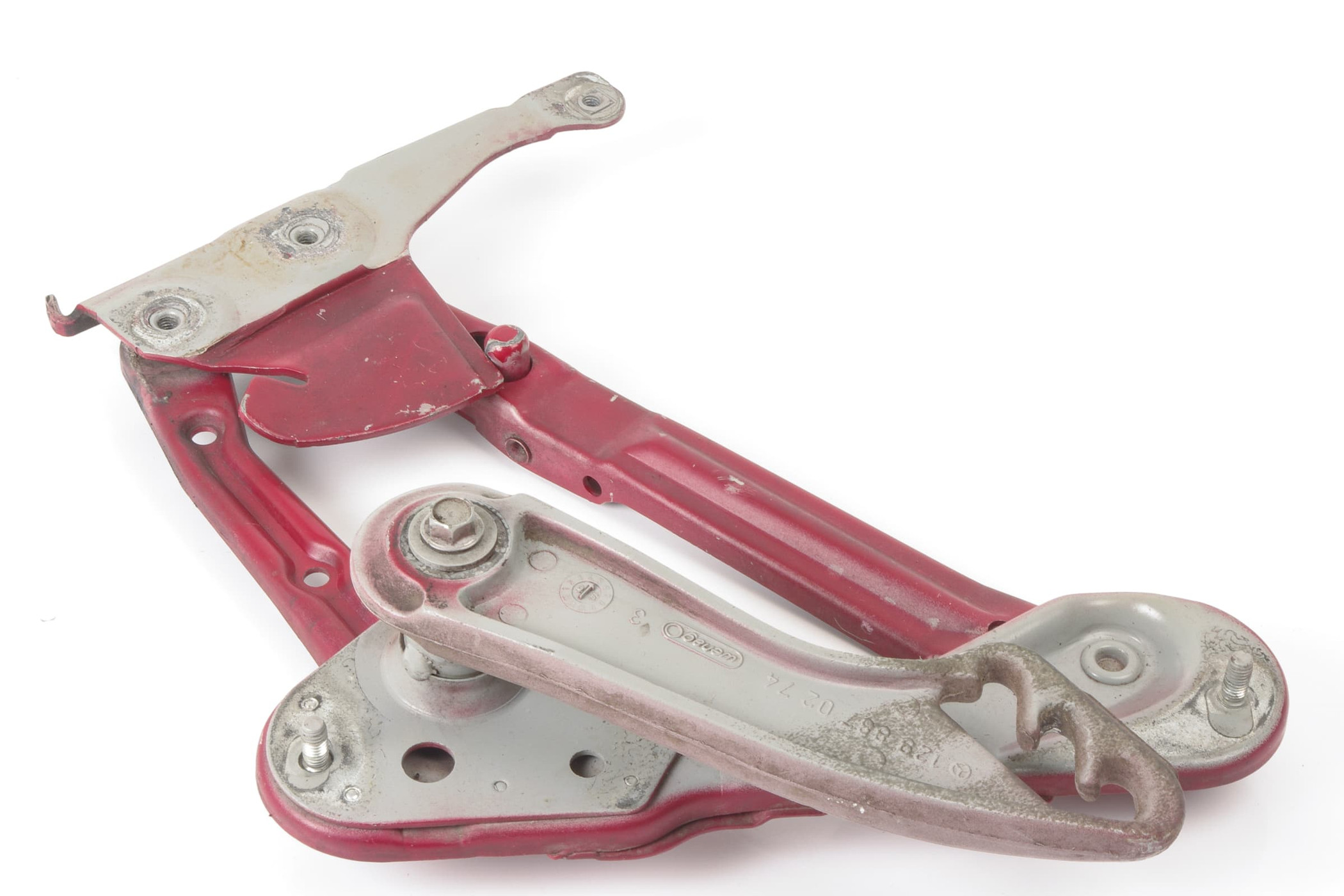 Mercedes 1298800228 Bonnet Hinge - Right Red | R129 SL W140 V140 C140 S