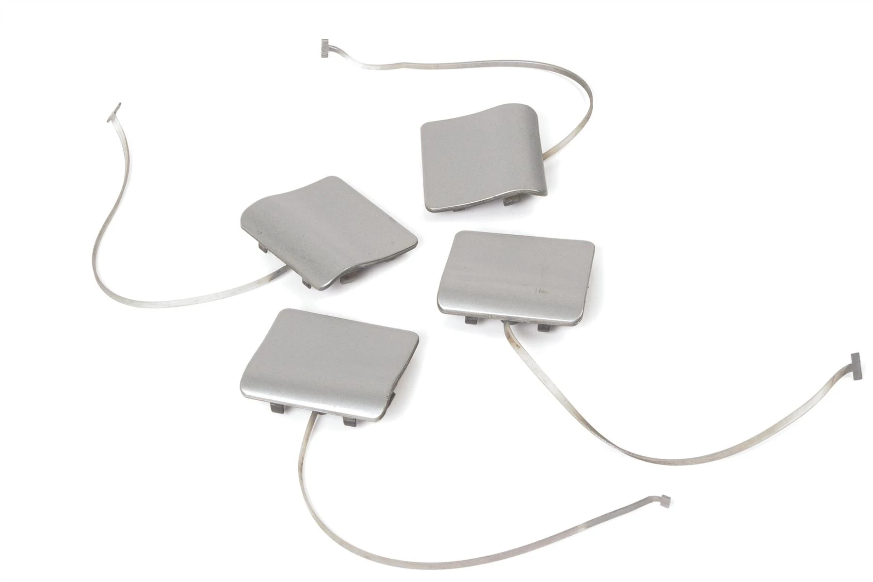 Mercedes 1296980030 Jacking Point Cover Set x4 - Silver | R129 SL