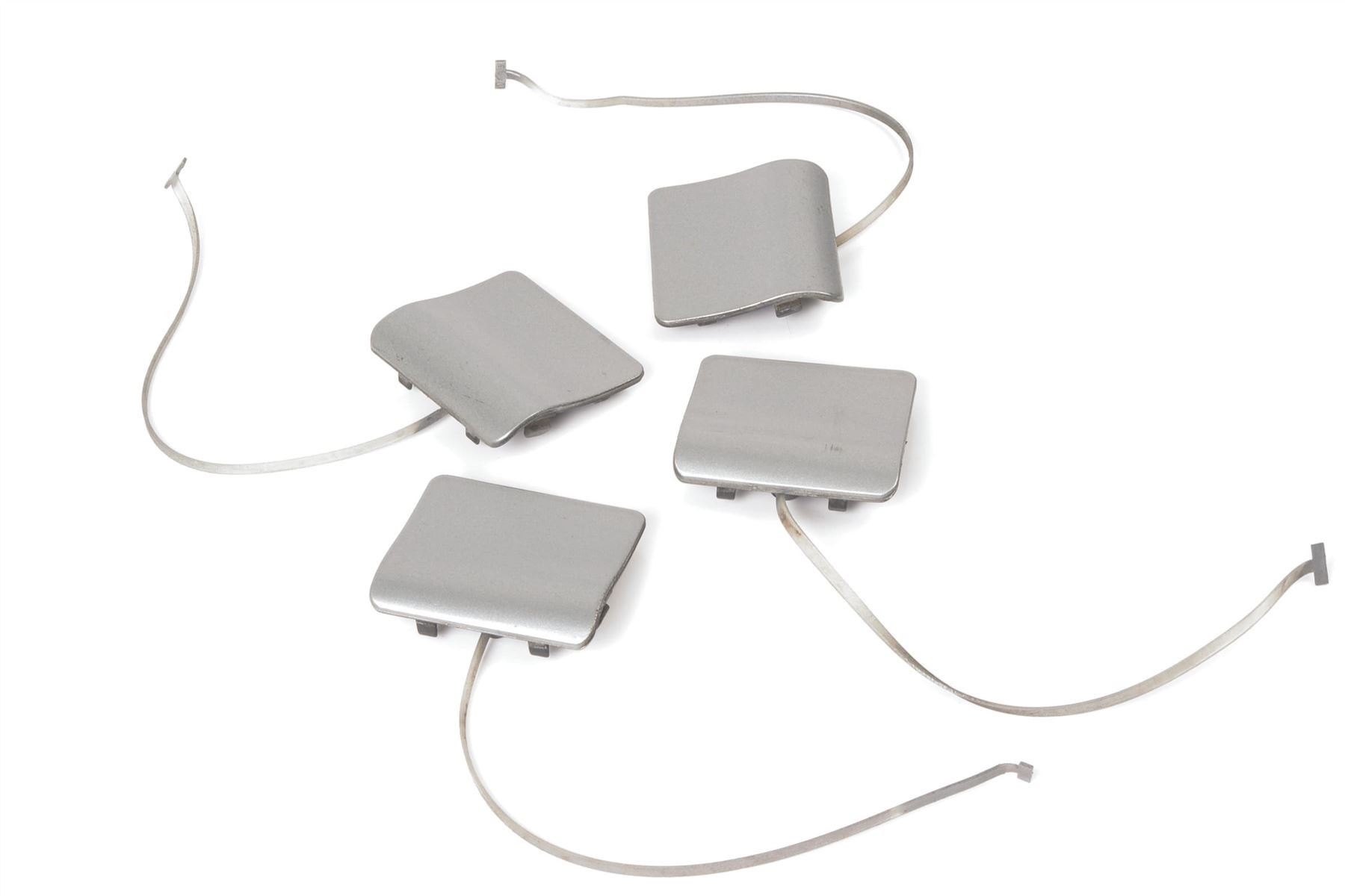 Mercedes 1296980030 Jacking Point Cover Set x4 - Silver | R129 SL