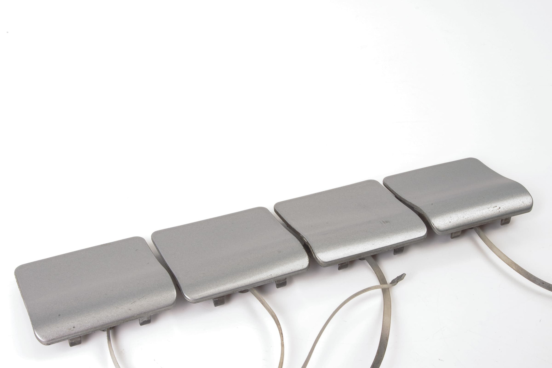 Mercedes 1296980030 Jacking Point Cover Set x4 - Silver | R129 SL