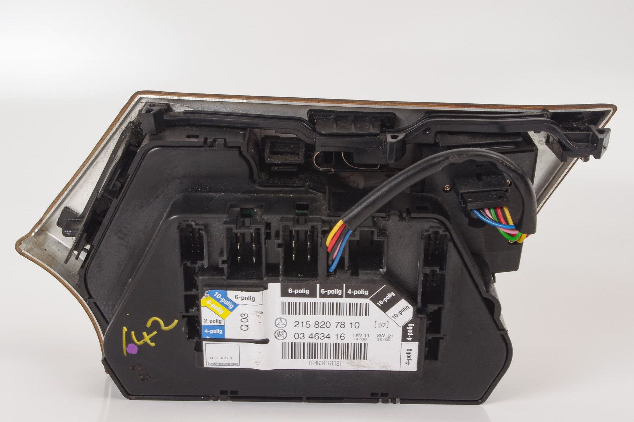 Mercedes 2158207810 Seat Switch & Panel - Brown | C215 CL