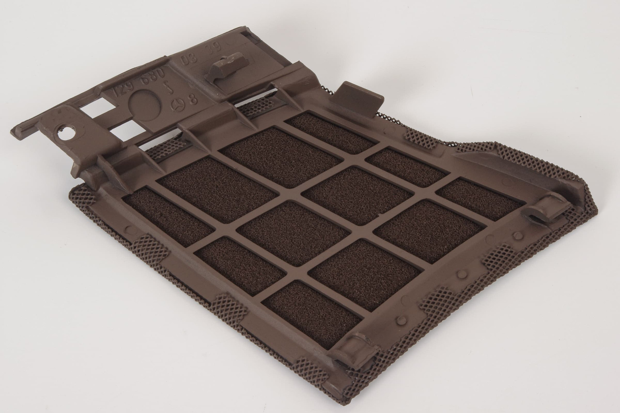 Mercedes 1296800339 Dashboard Speaker Cover - Left Brown | R129 SL