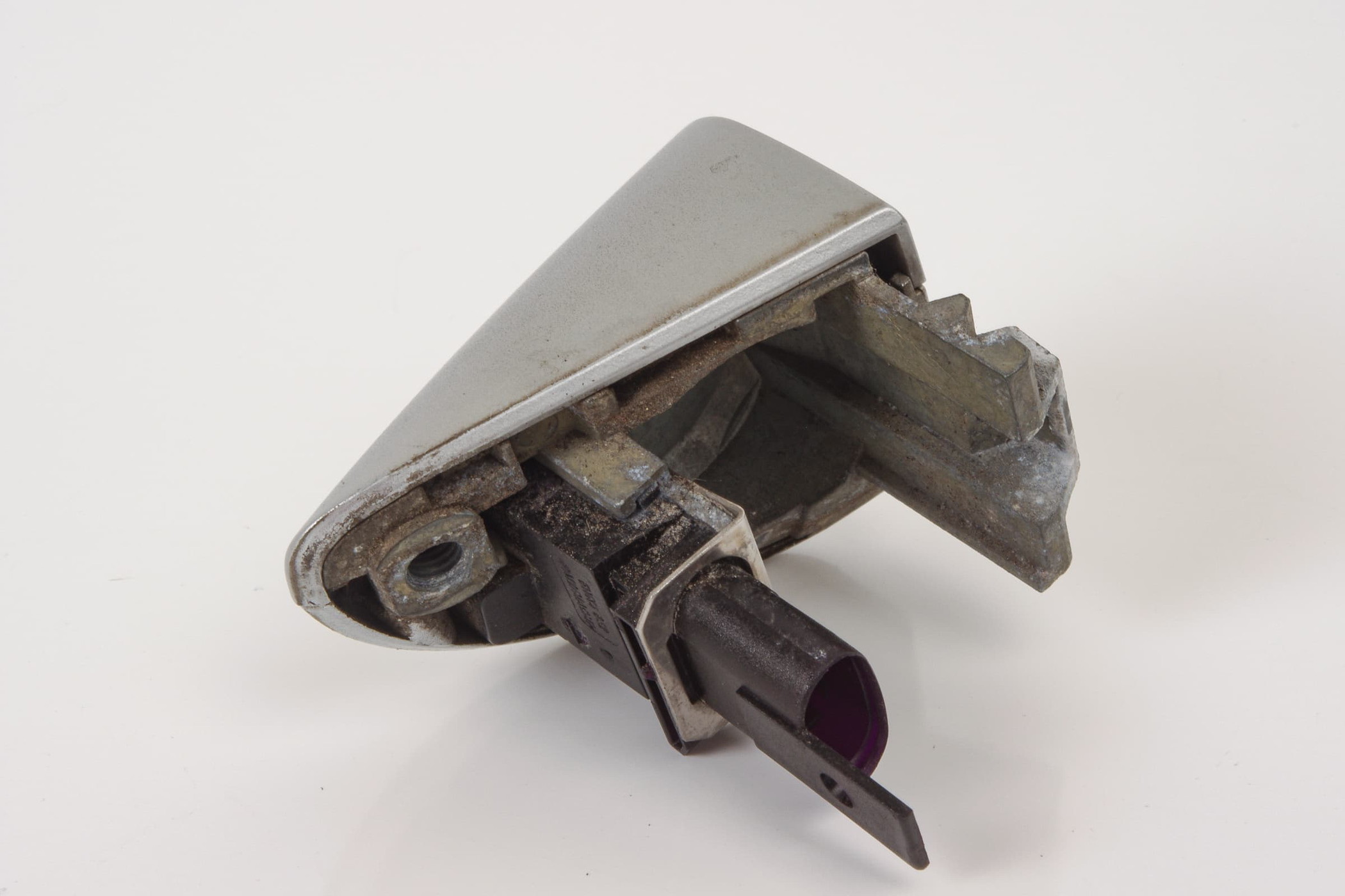 Mercedes 2307600777 Door Lock Infrared Receiver Guide - Left Silver | R230 SL
