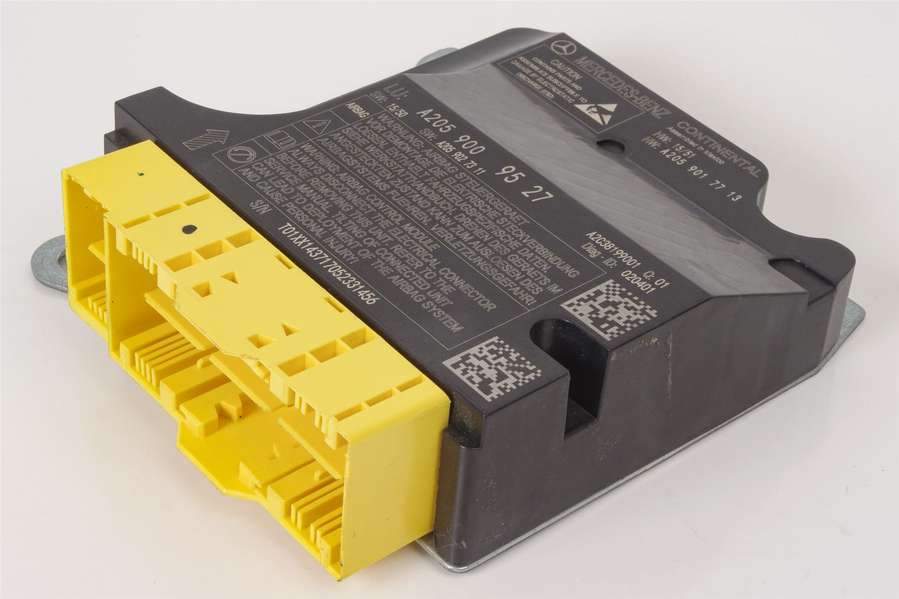 Mercedes 2059009527 SRS Control Unit | W205 V205 S205 C205 A205 C