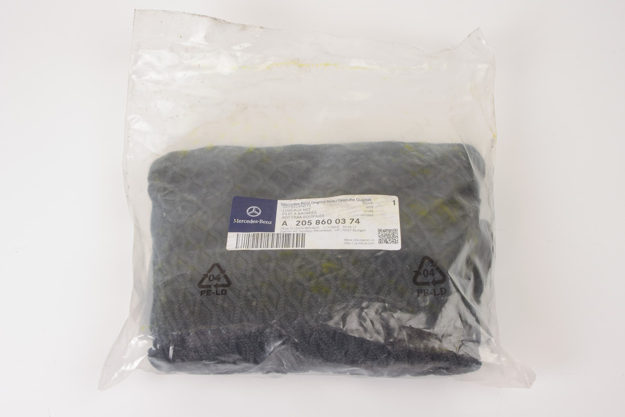 Mercedes 2058600374 Luggage Net (New) | W205 V205 C205 C S213 C238 E