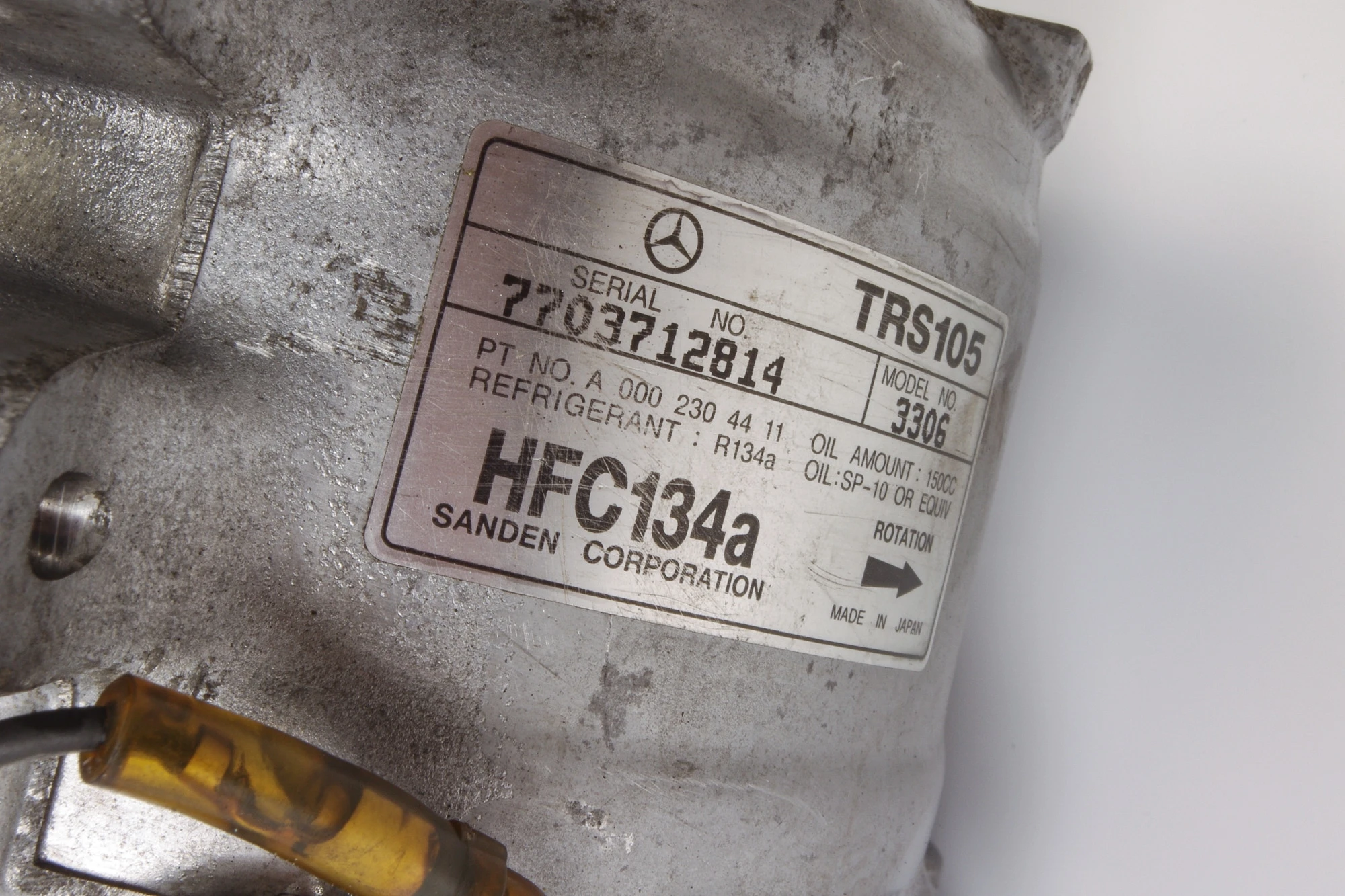 Mercedes 0002304411 A/C Compressor | R129 SL