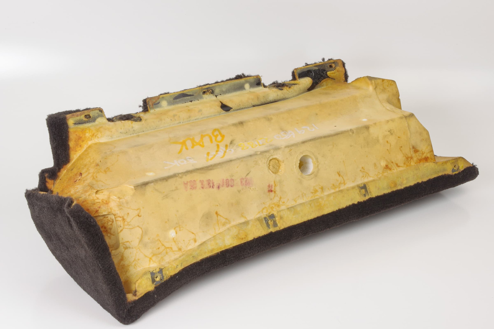 Mercedes 1296802788 Dashboard Carpet Trim - Left Black (a) | R129 SL