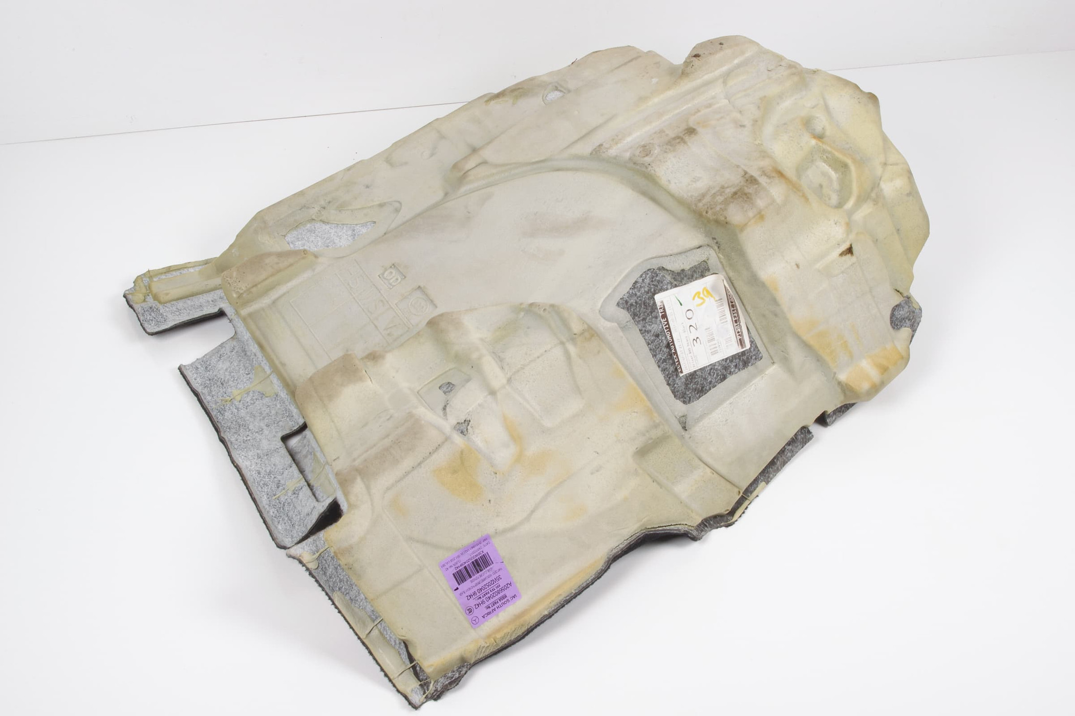 Mercedes 2056802040 Footwell Carpet Trim Panel - Front Right Black | W205 C