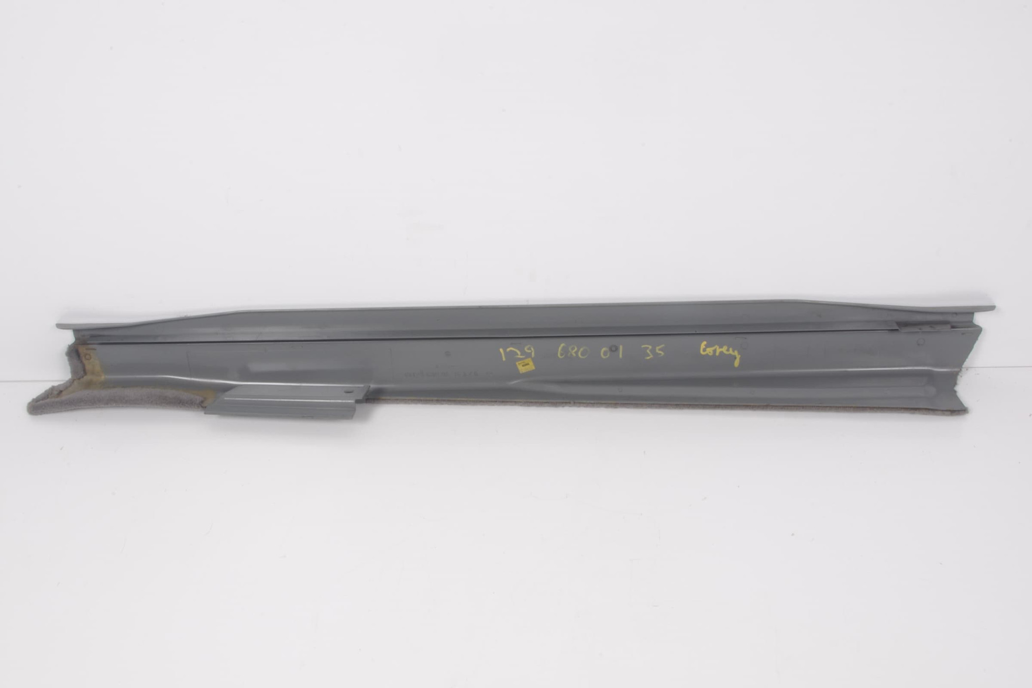 Mercedes 1296800135 Interior Door Sill - Left Grey | S124 E R129 SL