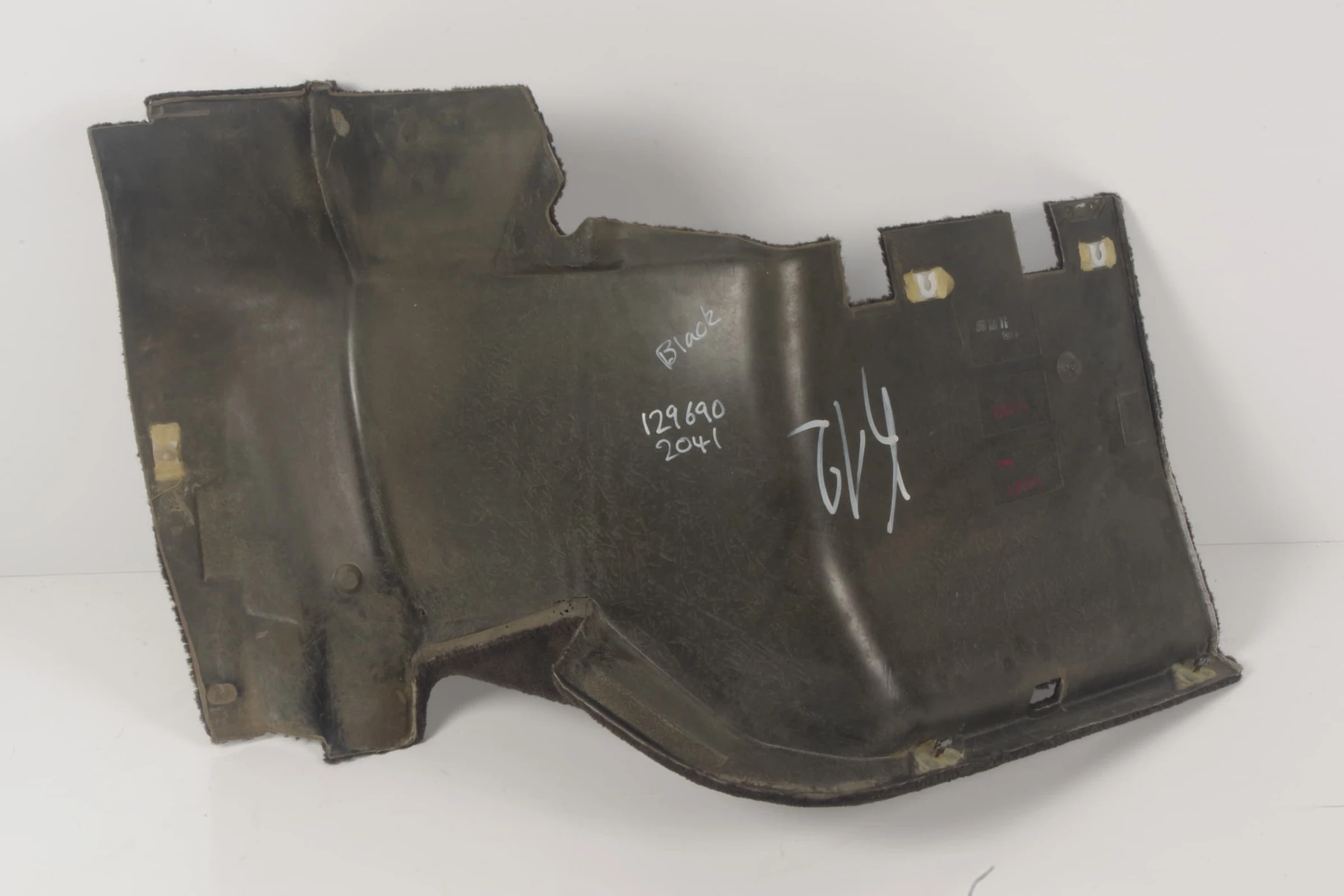 Mercedes 1296902041 Carpet Panel - Rear Right Black (a) | R129 SL