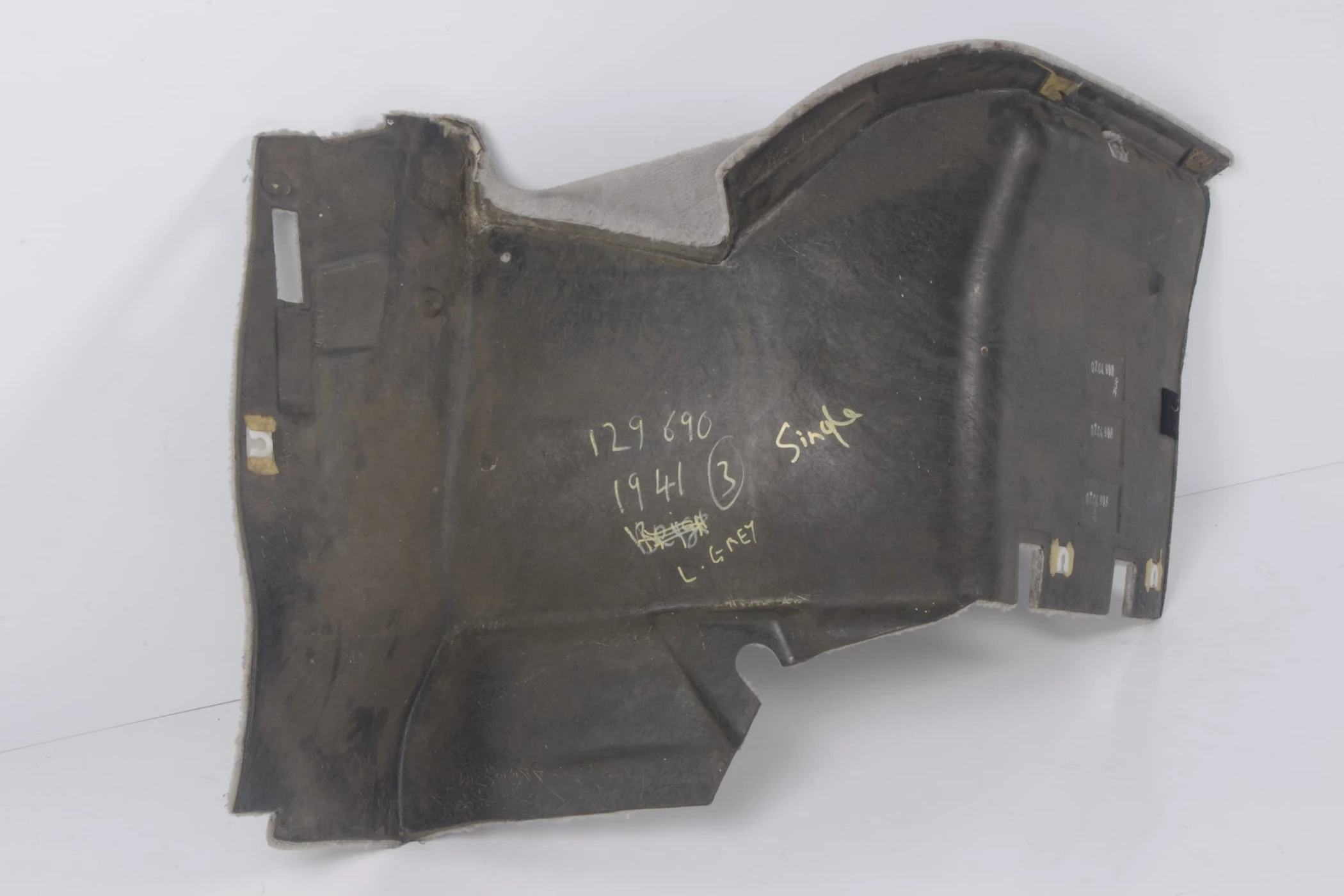 Mercedes 1296901941 Carpet Panel - Rear Left Grey (b) | R129 SL