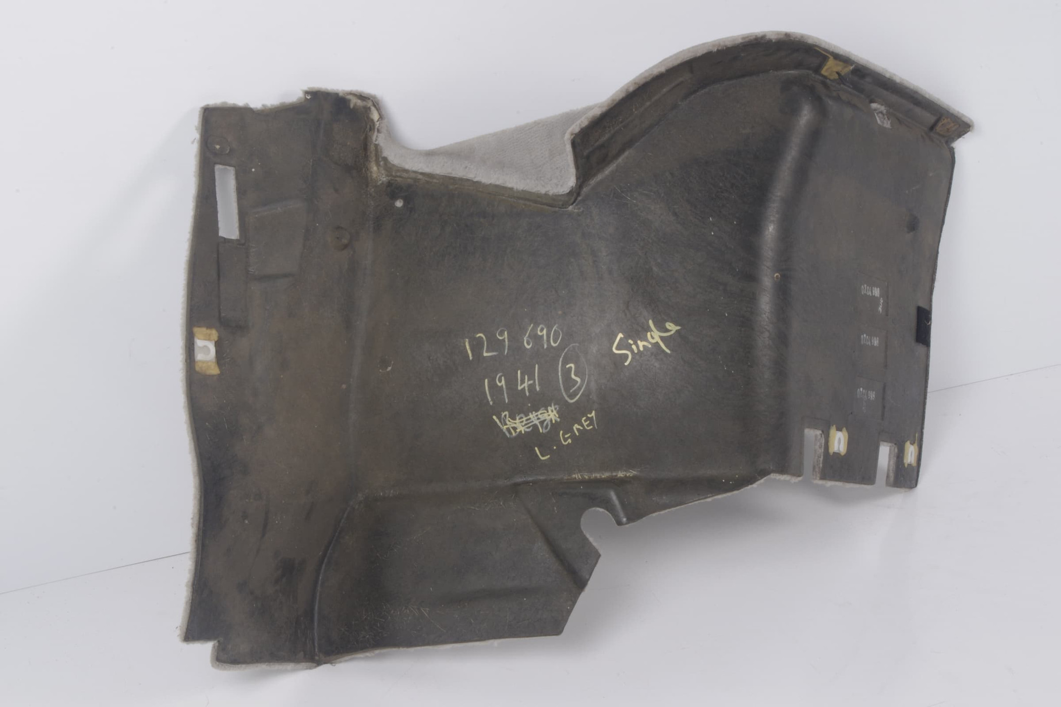 Mercedes 1296901941 Carpet Panel - Rear Left Grey (b) | R129 SL