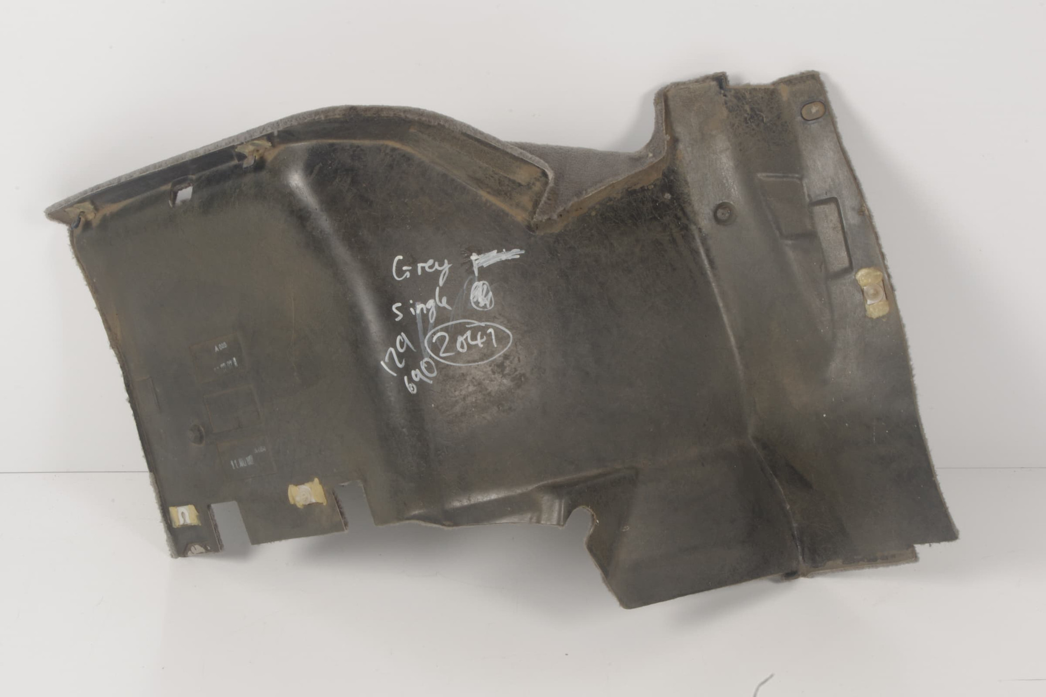 Mercedes 1296902041 Carpet Panel - Rear Right Grey | R129 SL