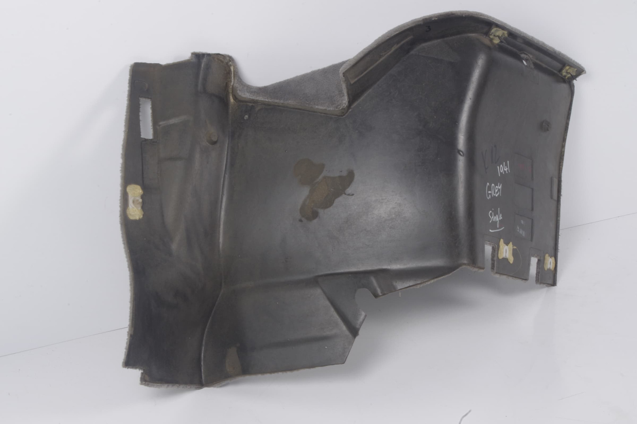 Mercedes 1296901941 Carpet Panel - Rear Left Grey (c) | R129 SL