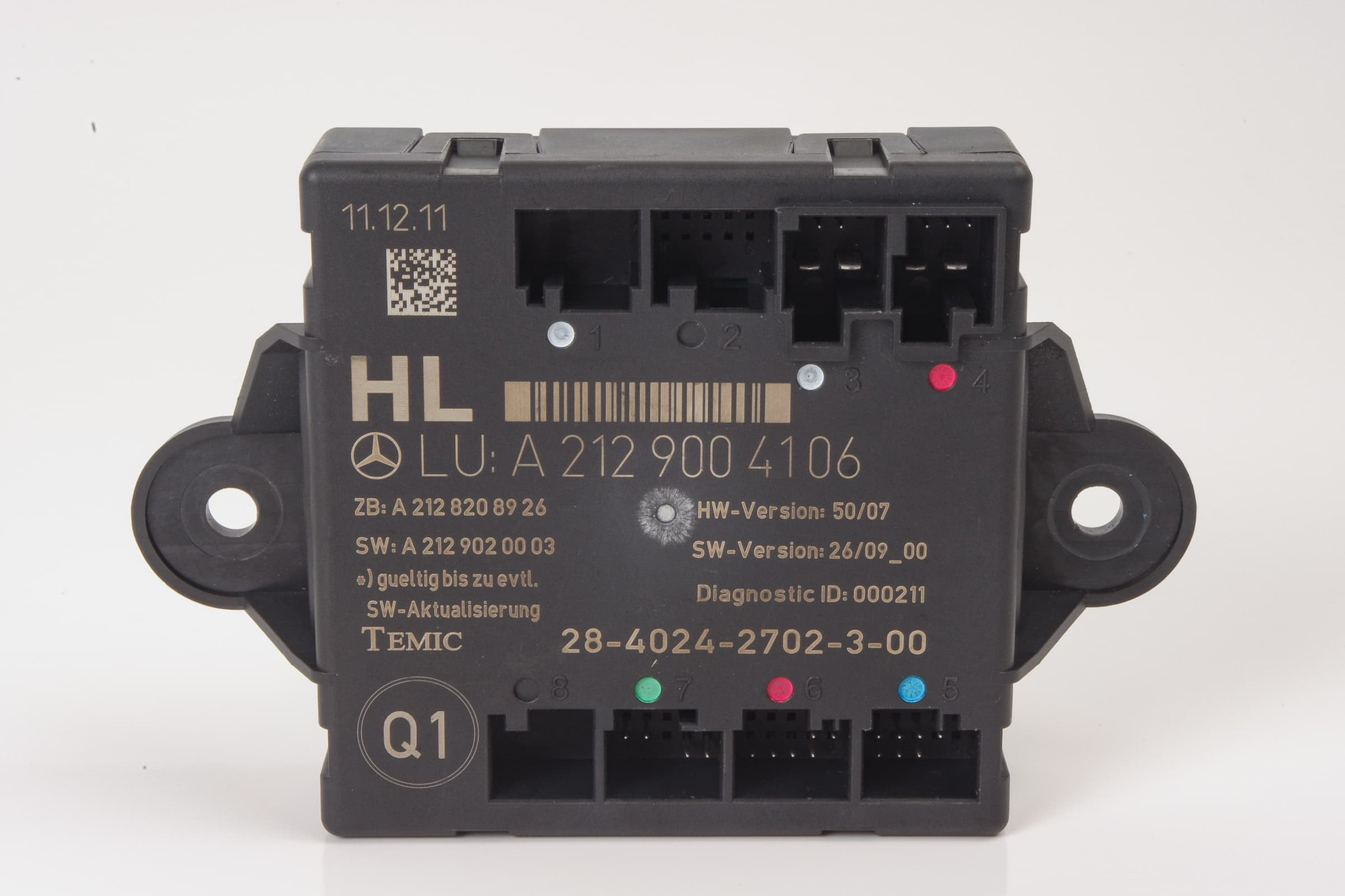 Mercedes 2129004106 Door Control Unit - Rear Left | W204 C X204 GLK W212 E