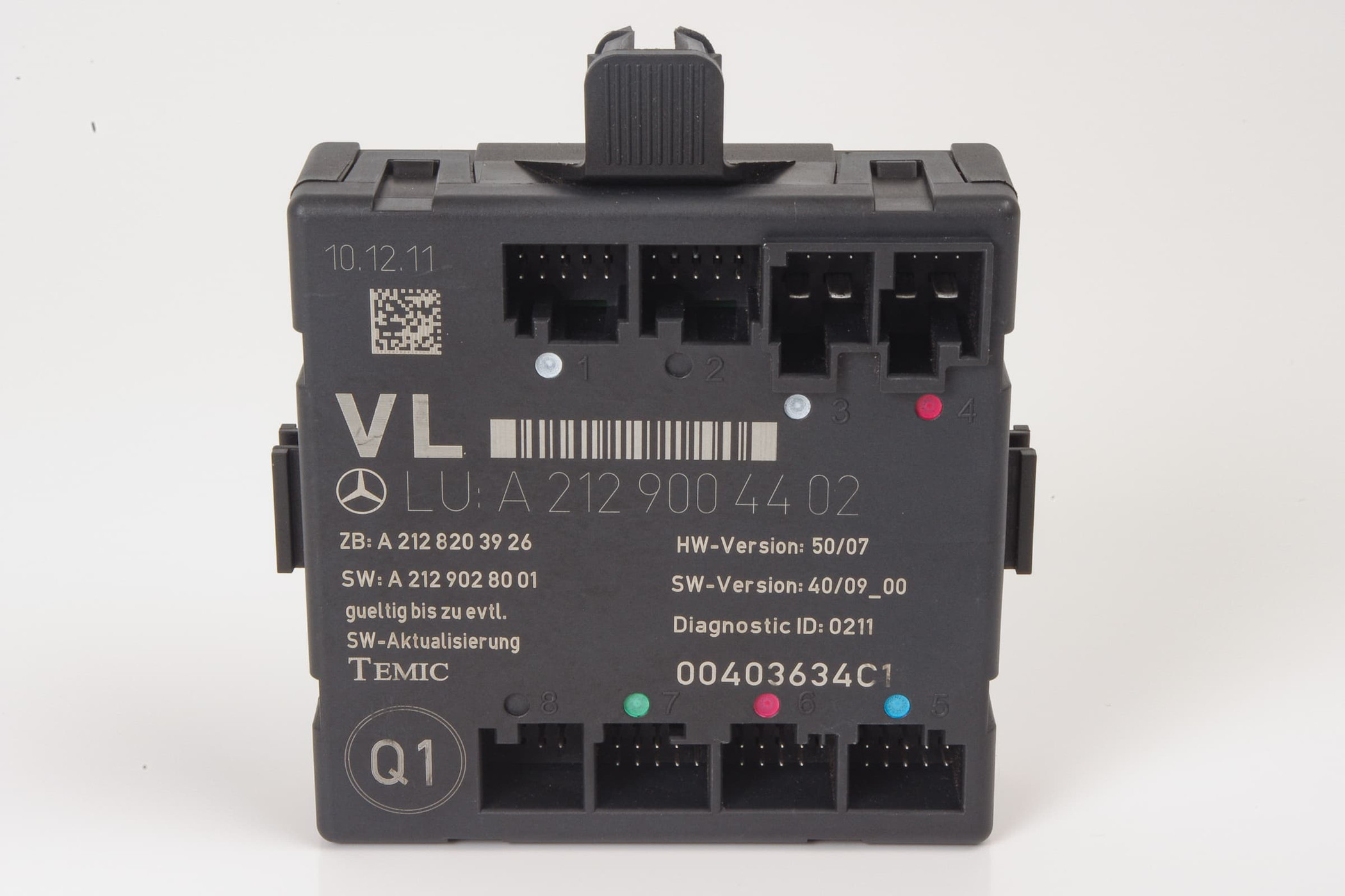 Mercedes 2129004402 Door Control Unit - Front Left | W204 C X204 GLK C207...