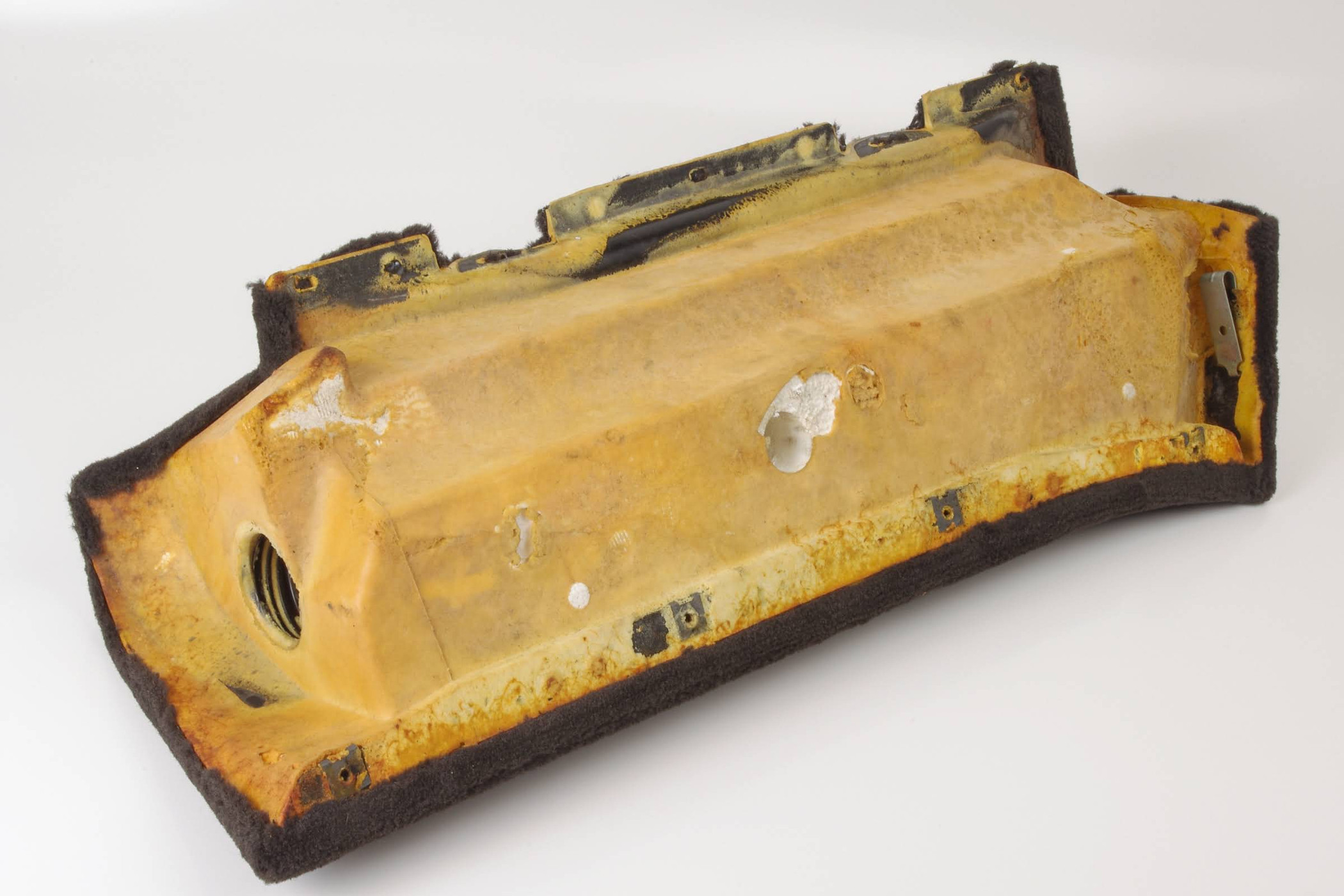 Mercedes 1296800287 Dashboard Carpet Trim - Right Black | R129 SL