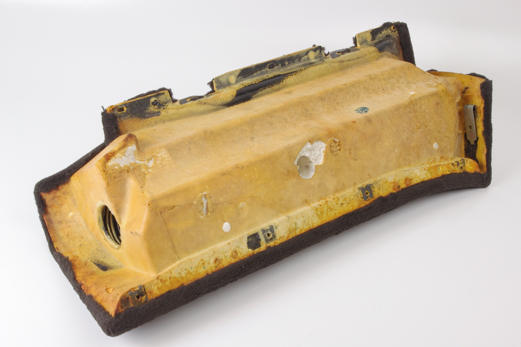 Mercedes 1296800287 Dashboard Carpet Trim - Right Black | R129 SL