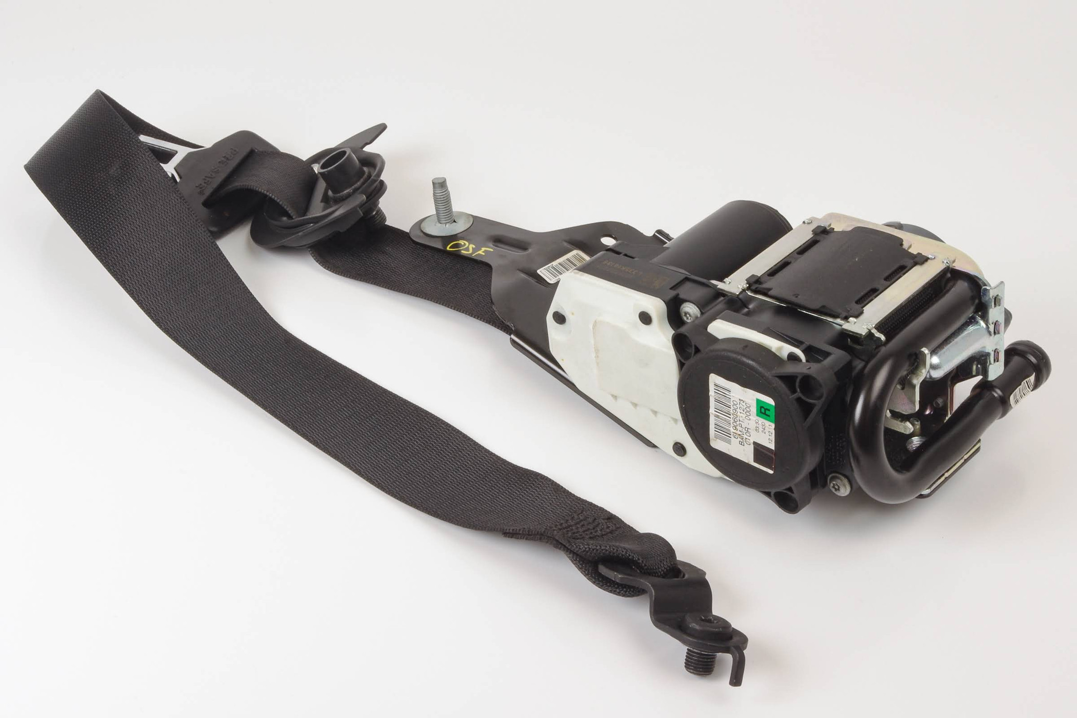 Mercedes 2048602485 Seat Belt - Front Right Black | W204 C X204 GLK