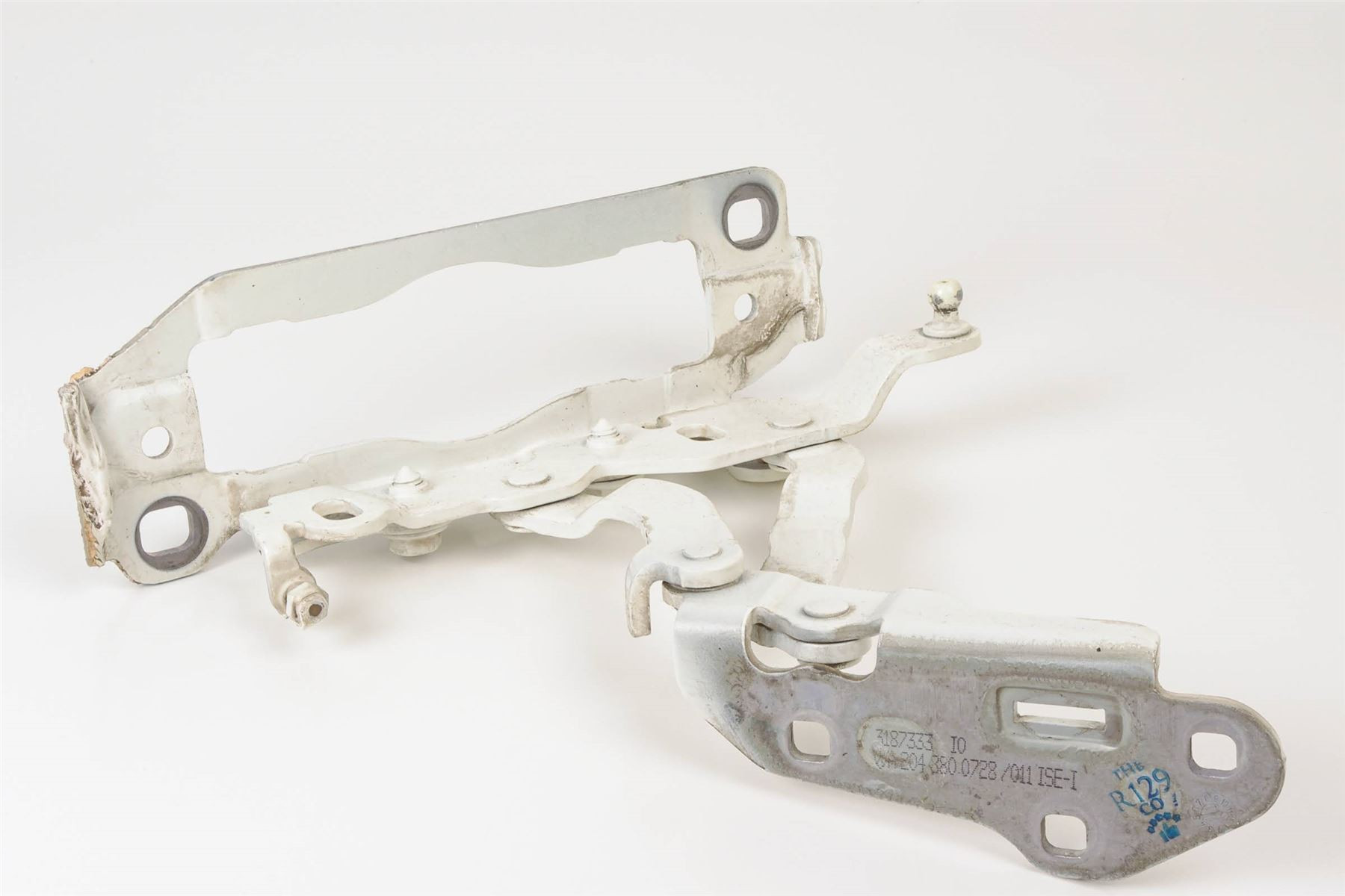Mercedes 2048800728 Bonnet Hinge - Left White | W204 C W212 E C218 X218 CLS