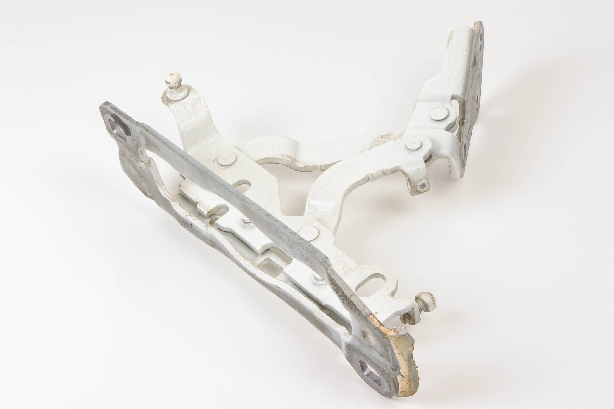 Mercedes 2048800728 Bonnet Hinge - Left White | W204 C W212 E C218 X218 CLS
