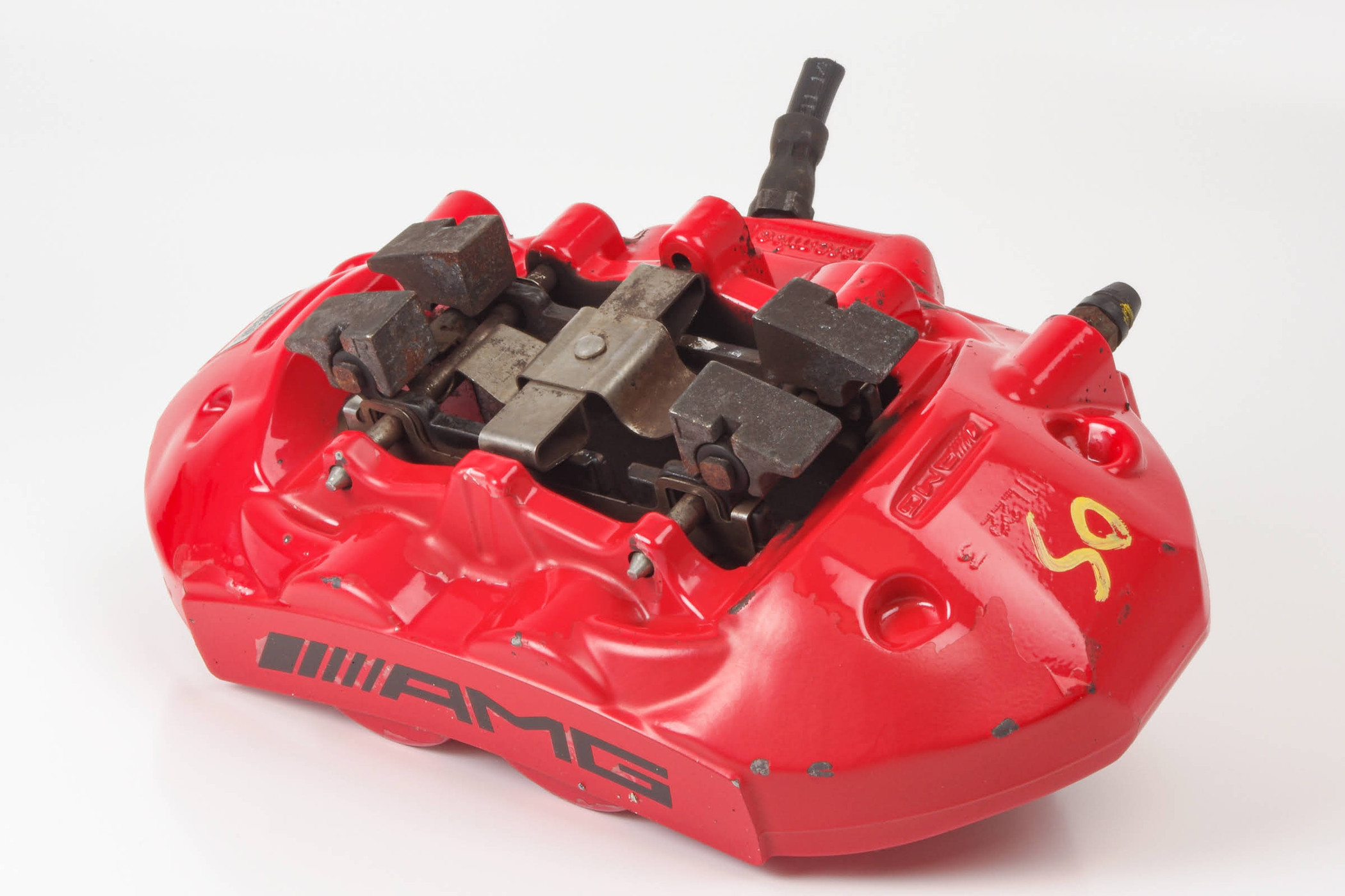 Mercedes 2044230097 AMG Brake Caliper x2 - Rear Red | W204 C